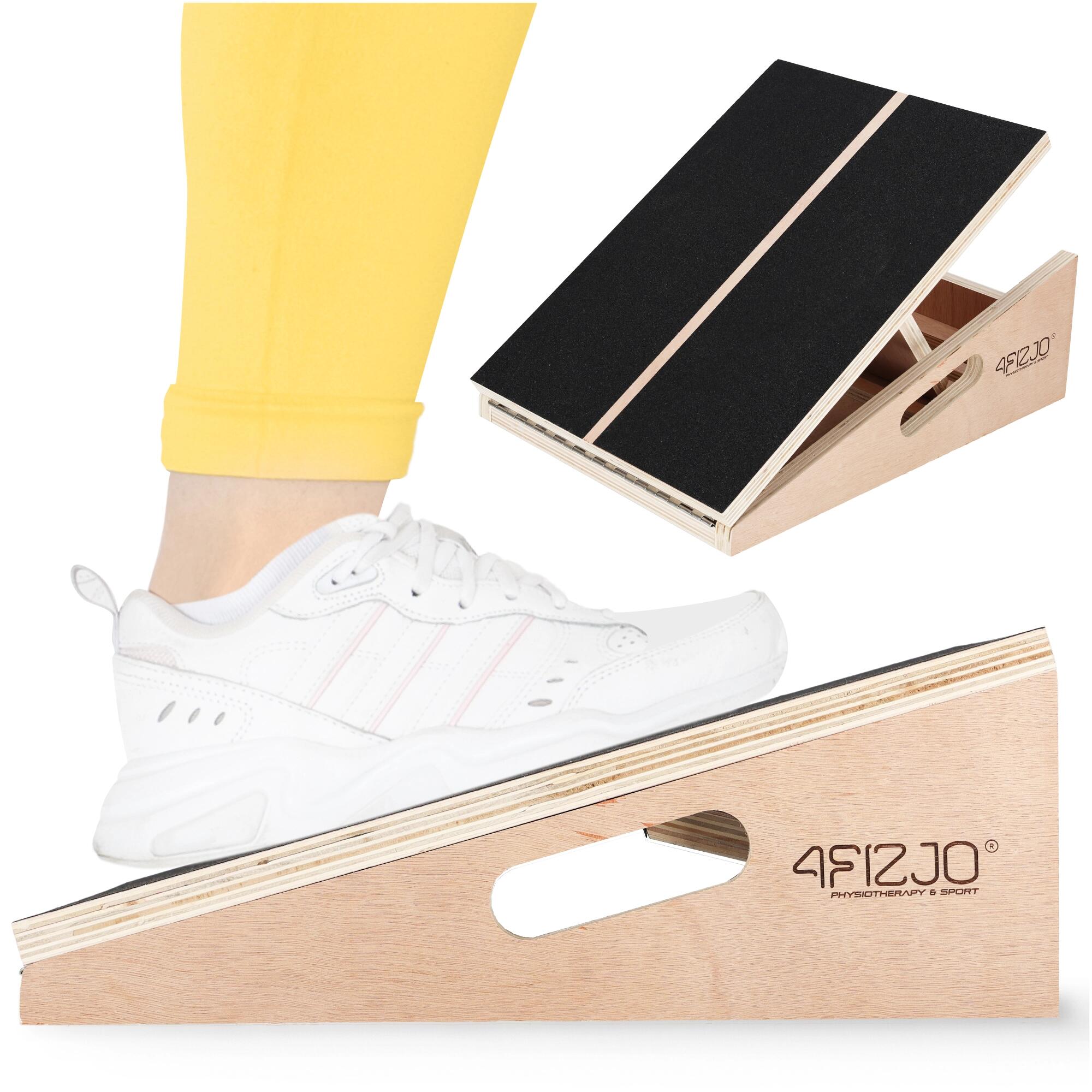 Platforma do rozciągania SLANT BOARD 4FIZJO drewniana