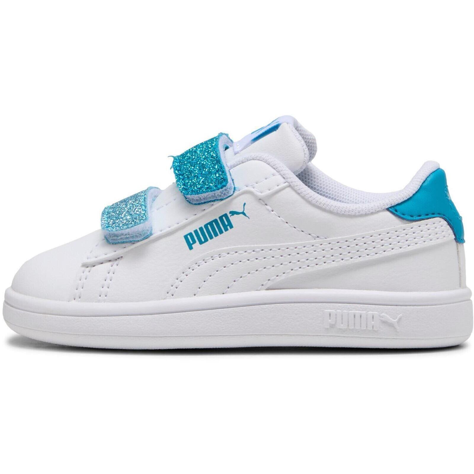 Buty sportowe dla dzieci Puma Smash 3.0 L Glitter Velcro V Inf Pu