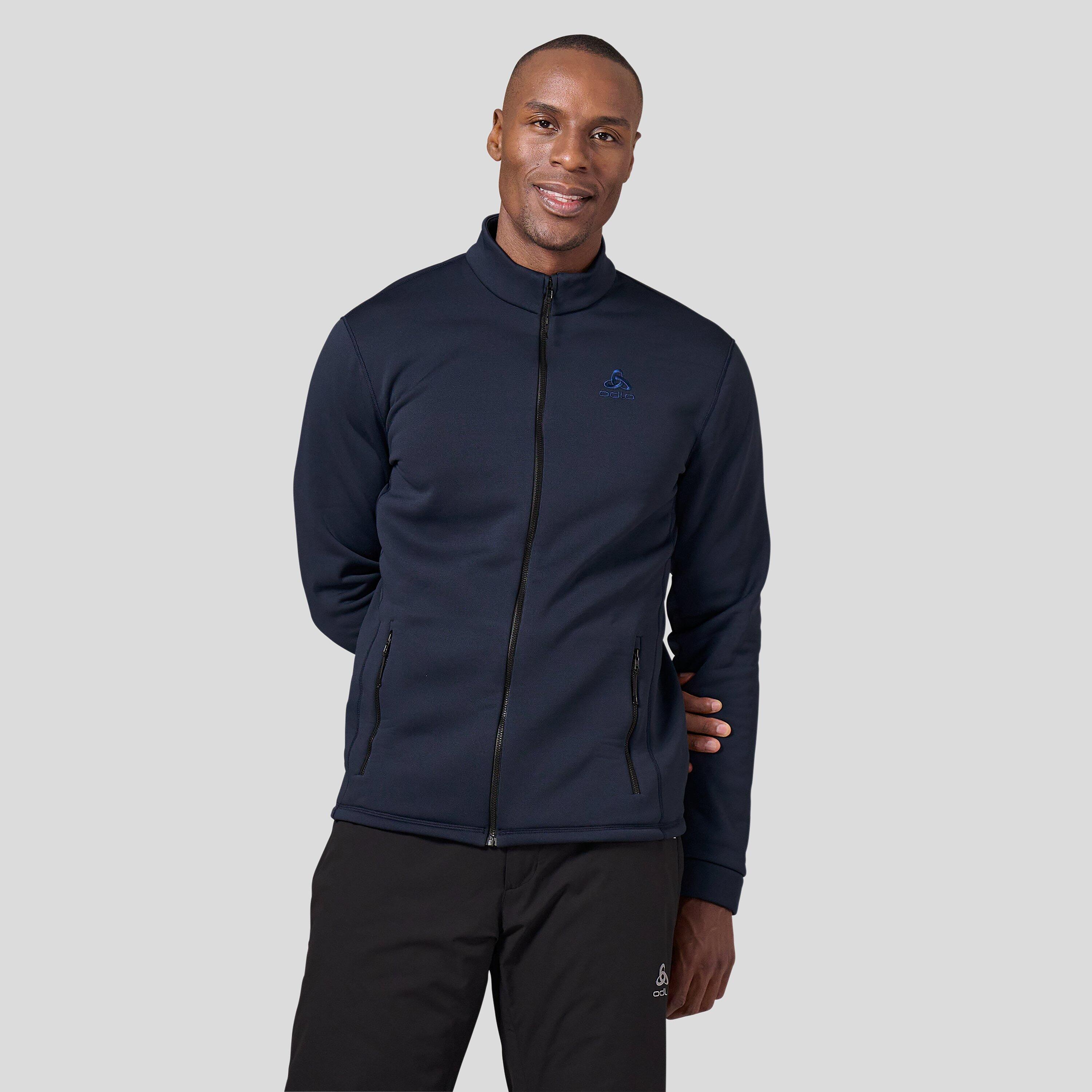 Bluza narciarska męska rozpinana z półgolfem Odlo BERRA