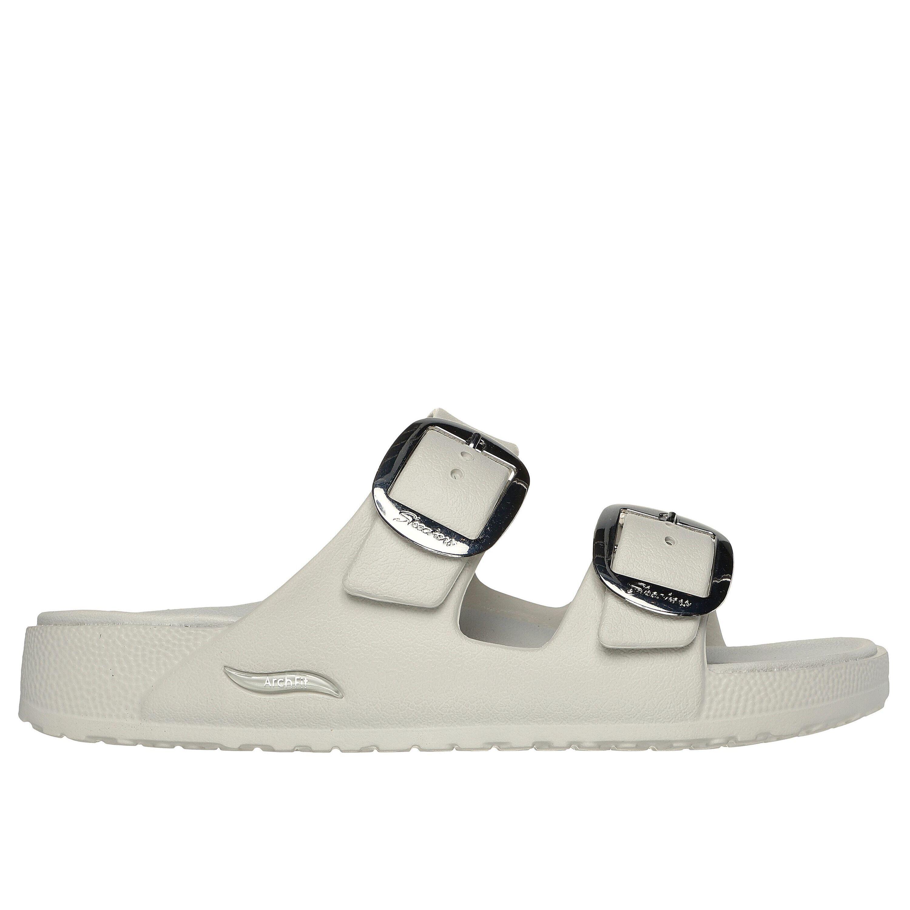 Klapki złota gwiazda damskie Skechers Arch Fit Cali Breeze