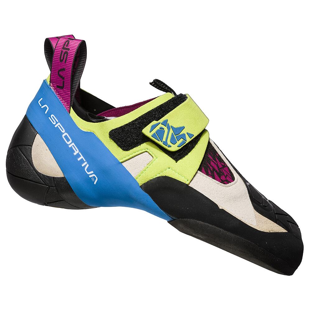 Buty wspinaczkowe damskie La Sportiva Skwama Apple Green/Cobalt Blue Vibram