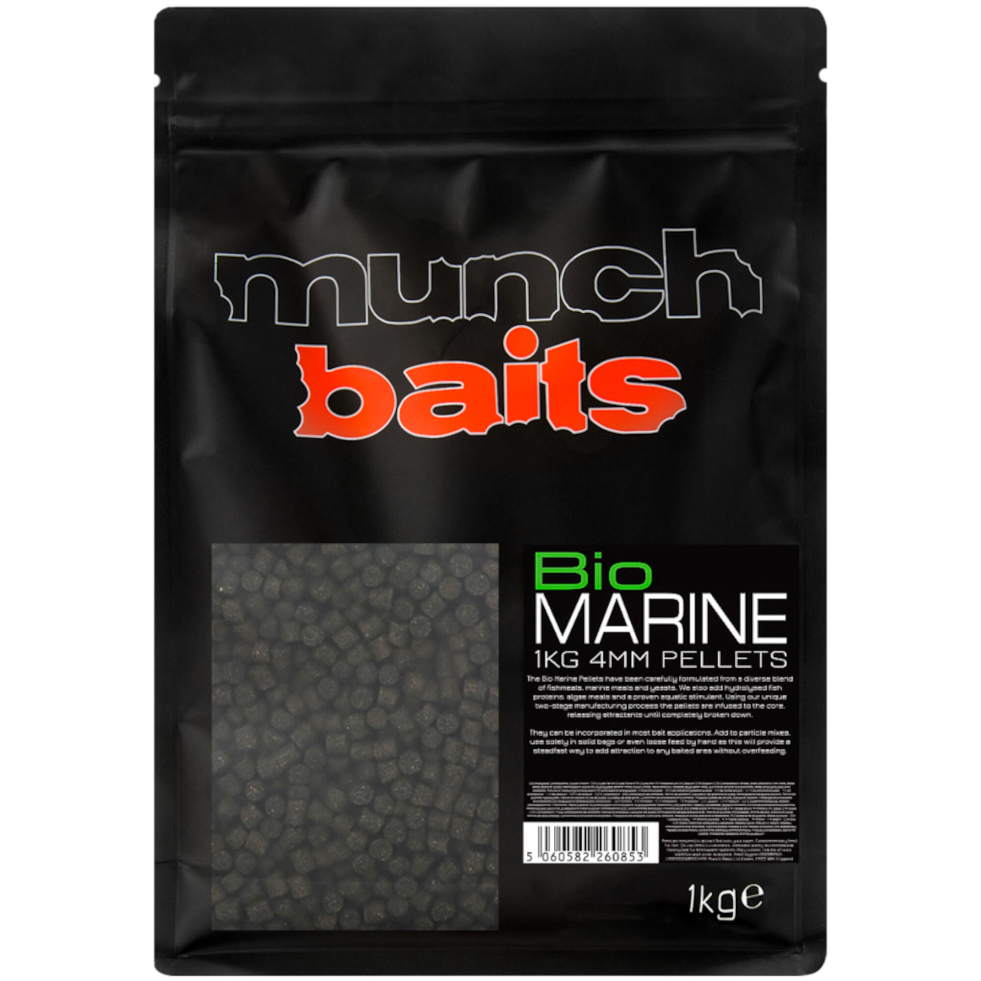 Pellet Zanętowy Munch Baits 4Mm - Bio Marine 5Kg