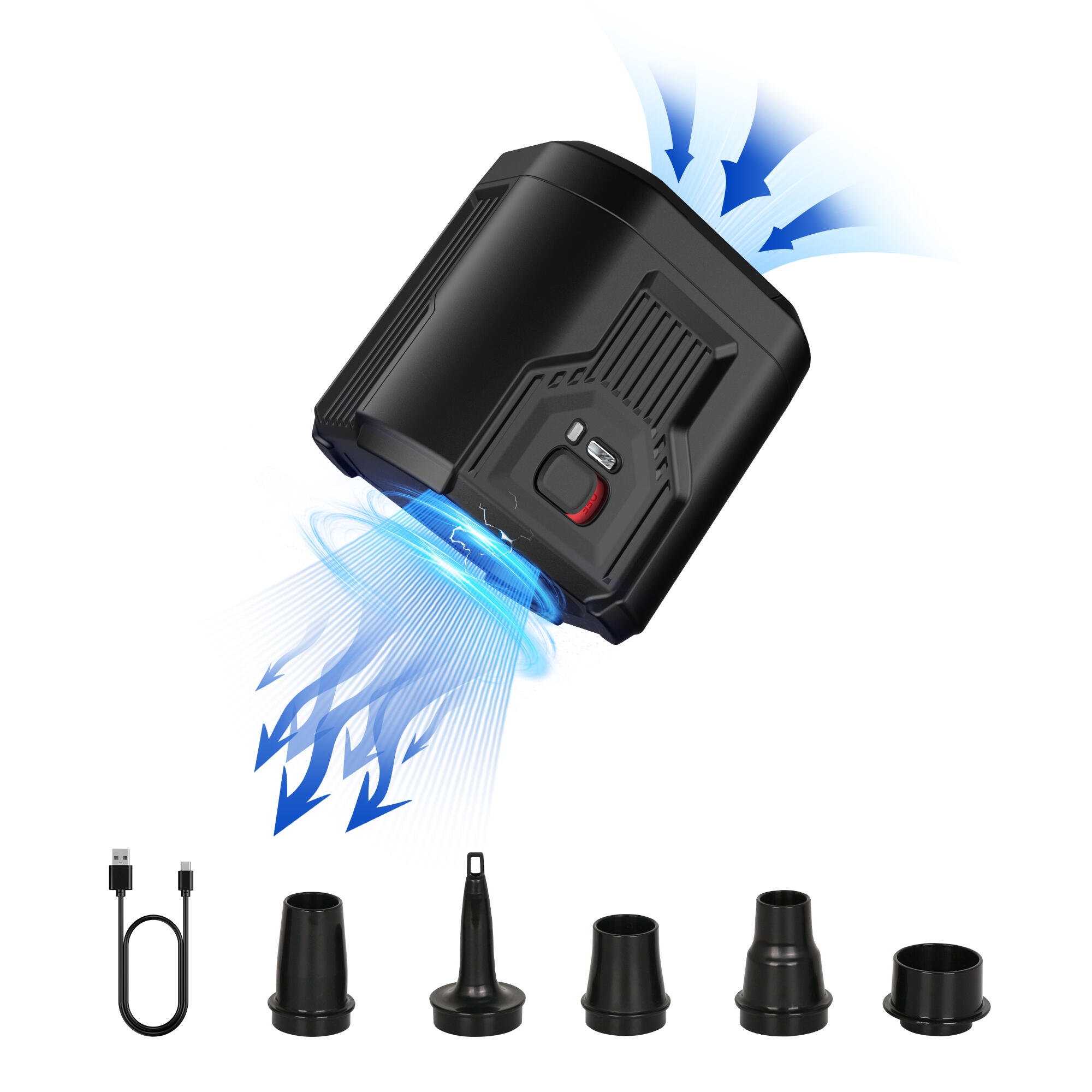 Air Pump EVO PUMP 3 - przenośna i ładowalna elektryczna pompka powietrza -