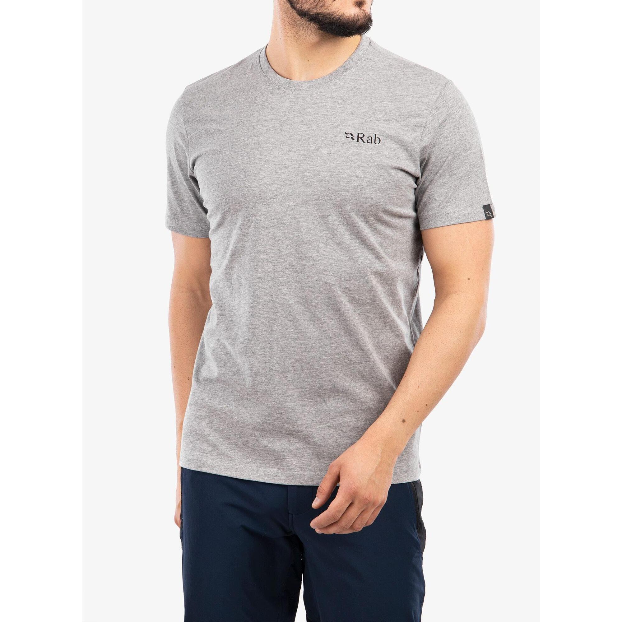 Koszulka bawełniana męska Rab Stance Mountain Peak Tee