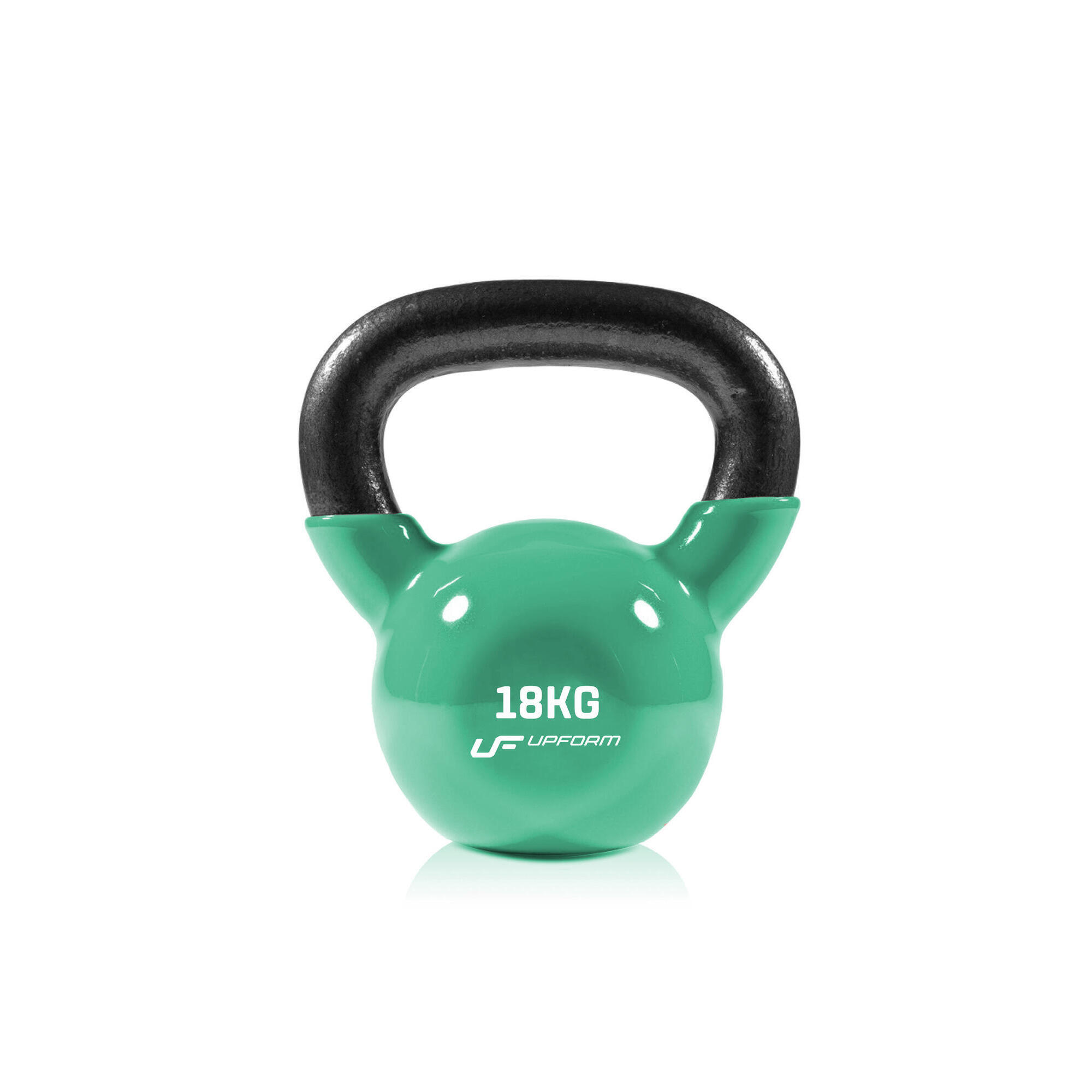 Hantla winylowa żeliwna Kettlebell 18 kg UpForm