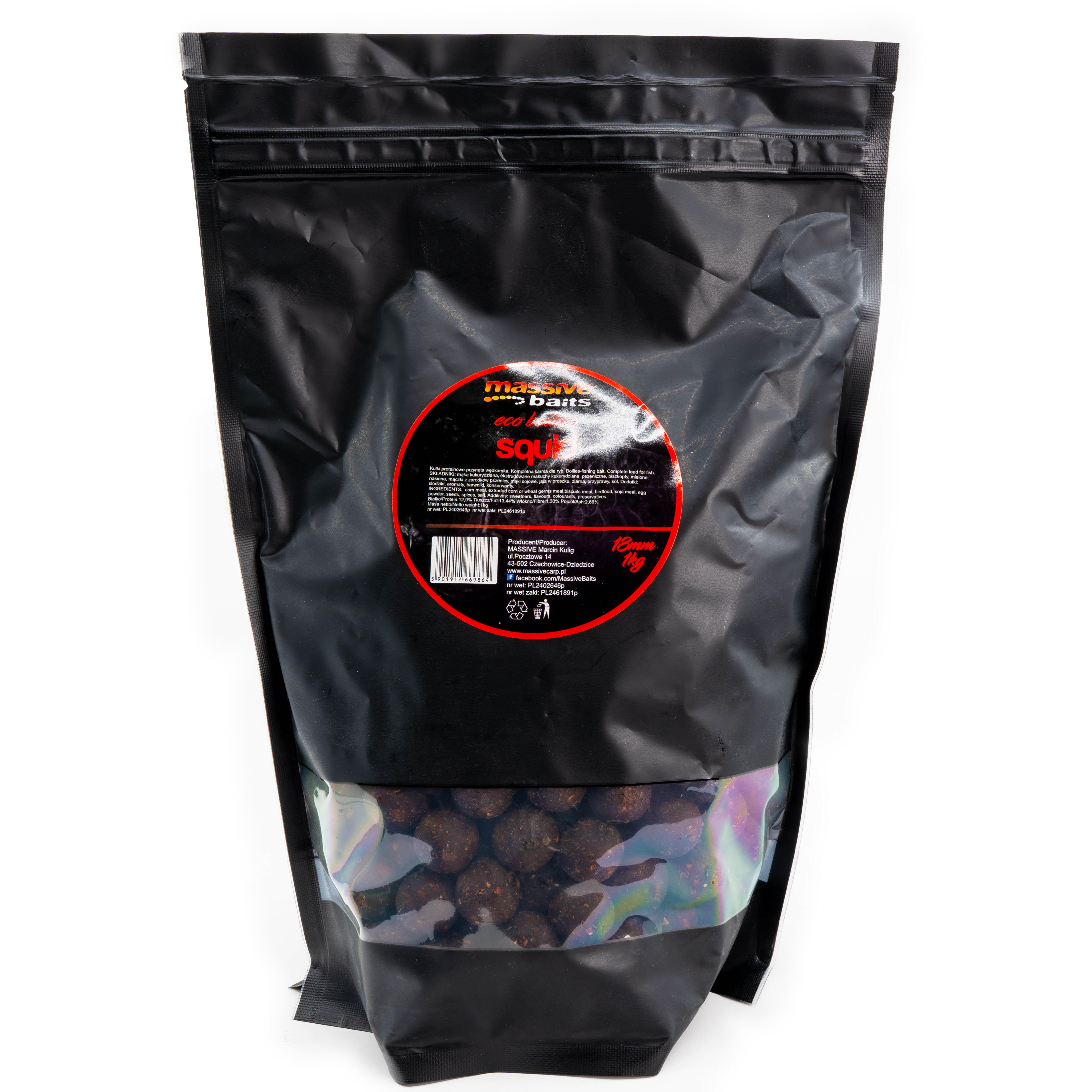 Kulki Massive Baits Eco Boilies Crab 18Mm 1Kg