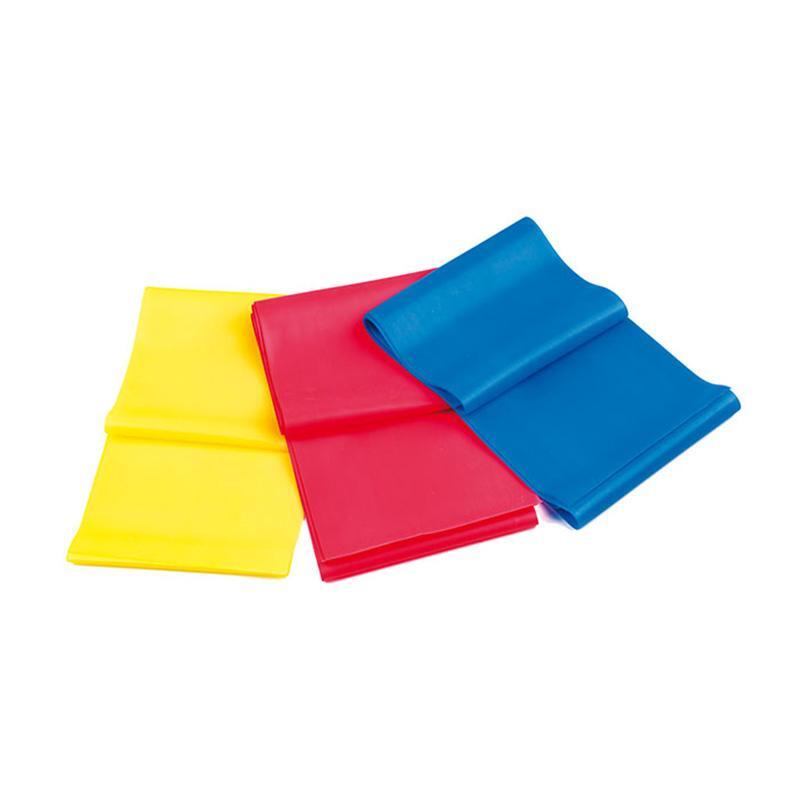 Taśma fitness JK Fitness żółta słaba 150 cm