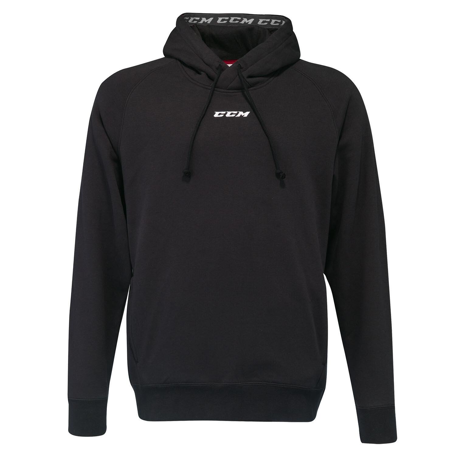 CCM - Bluza z kapturem Team Pullover - Dziecięca - Czarna - XS