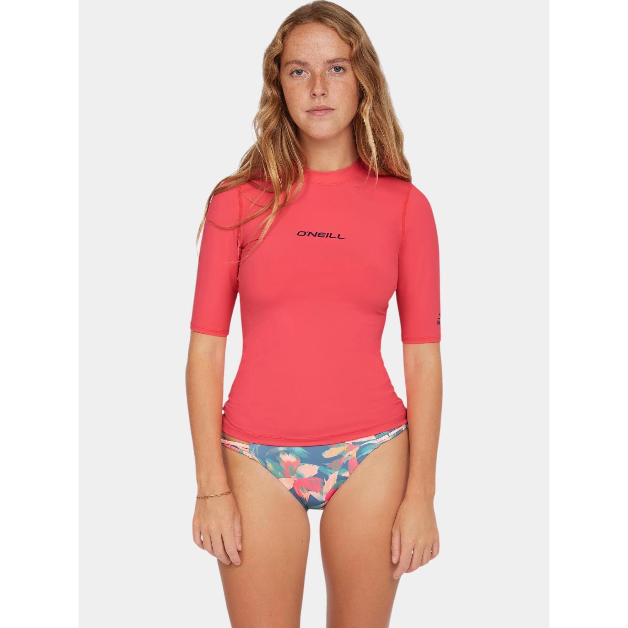 Rashguard damski O'Neill Essentials Skin S/SLV