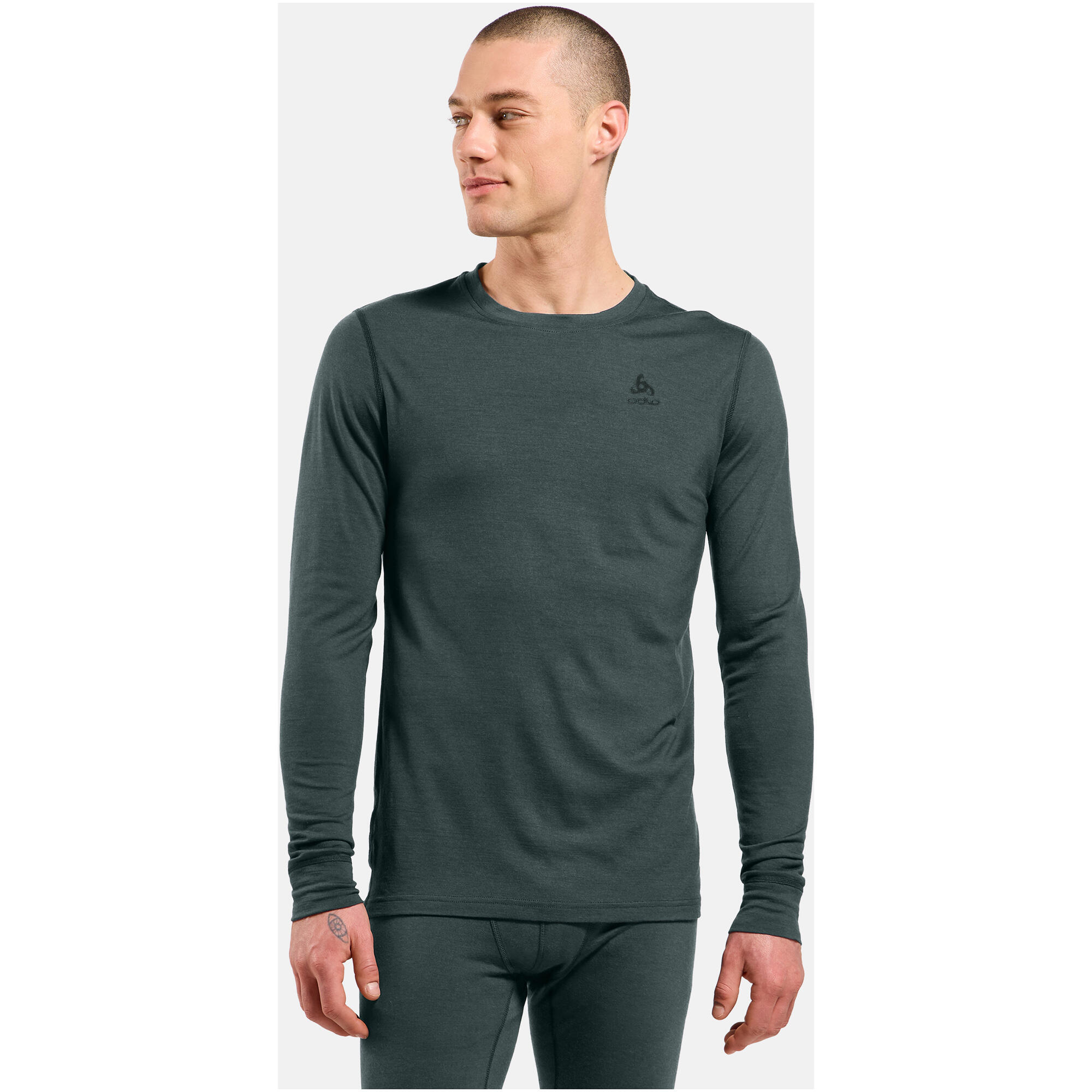 Bielizna termoaktywna z długim rękawem Odlo BL TOP crew neck l/s MERINO 200