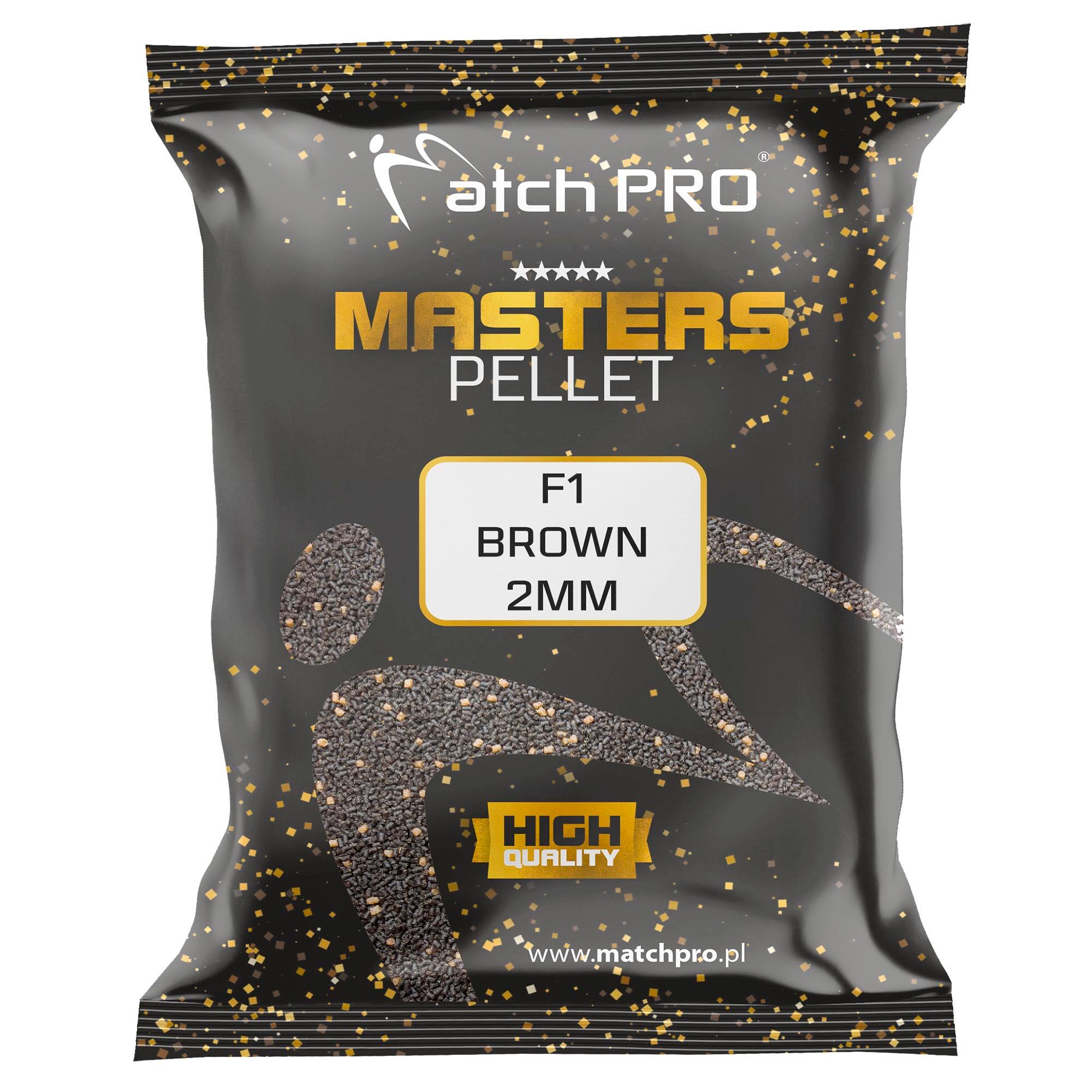 Pellet Zanętowy Matchpro Masters F1 Brown 2Mm 700G