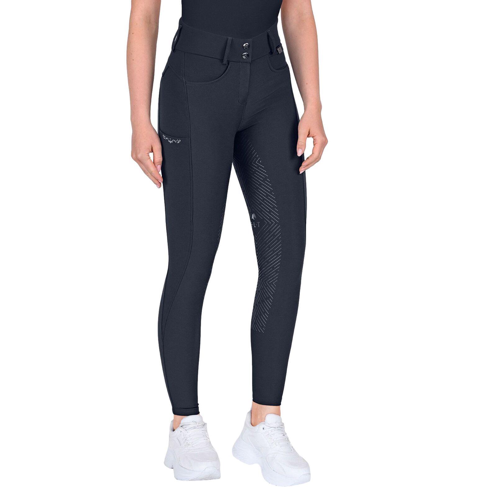 Damskie spodnie jeździeckie o pełnej przyczepności ELT Comfort Ride Glam
