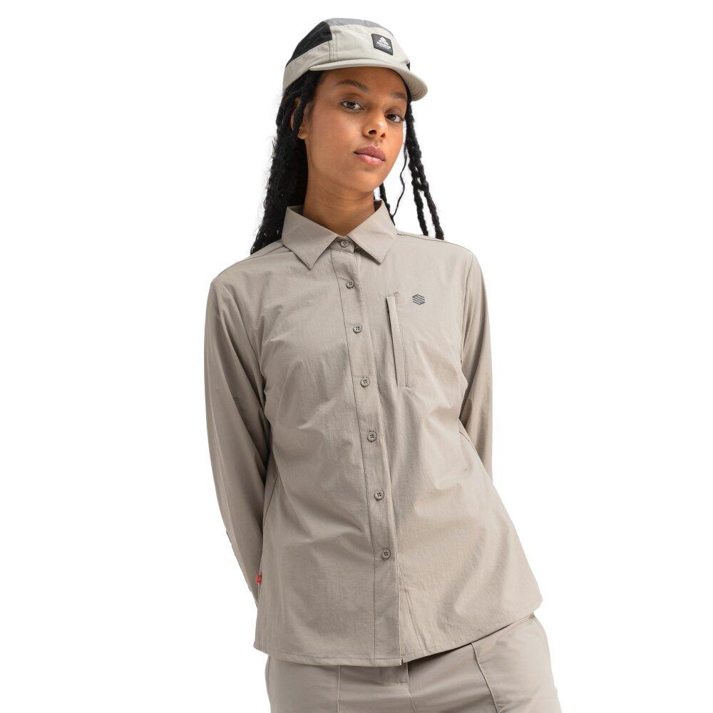 Koszula trekkingowa z długim rękawem damska Lycian