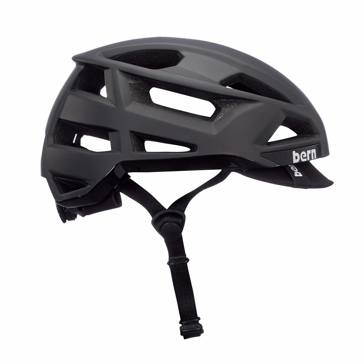 Kask rowerowy z przyłbicą z kostki brukowej Bern FL-1