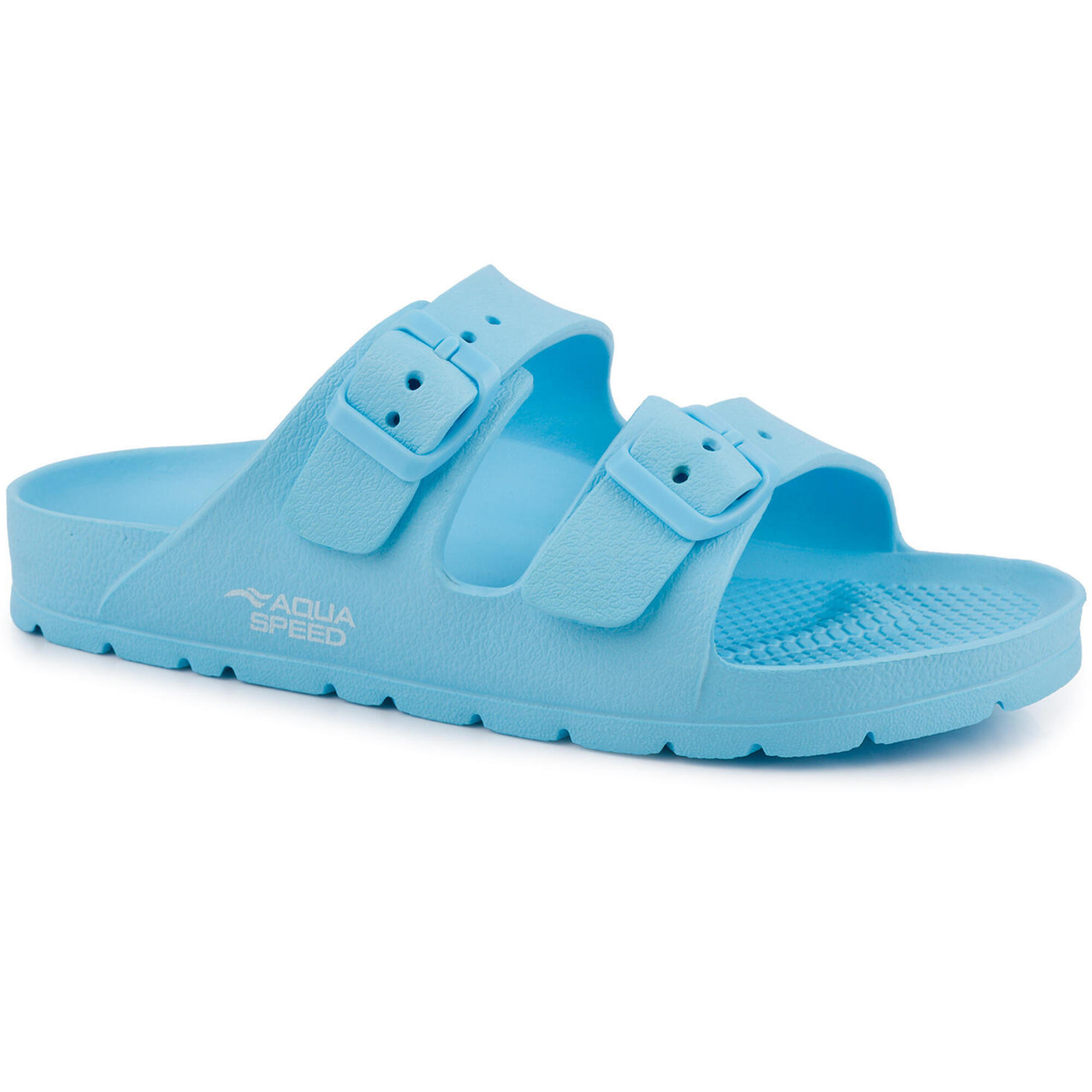 Klapki dziecięce na basen regulowane klamry Aqua Speed