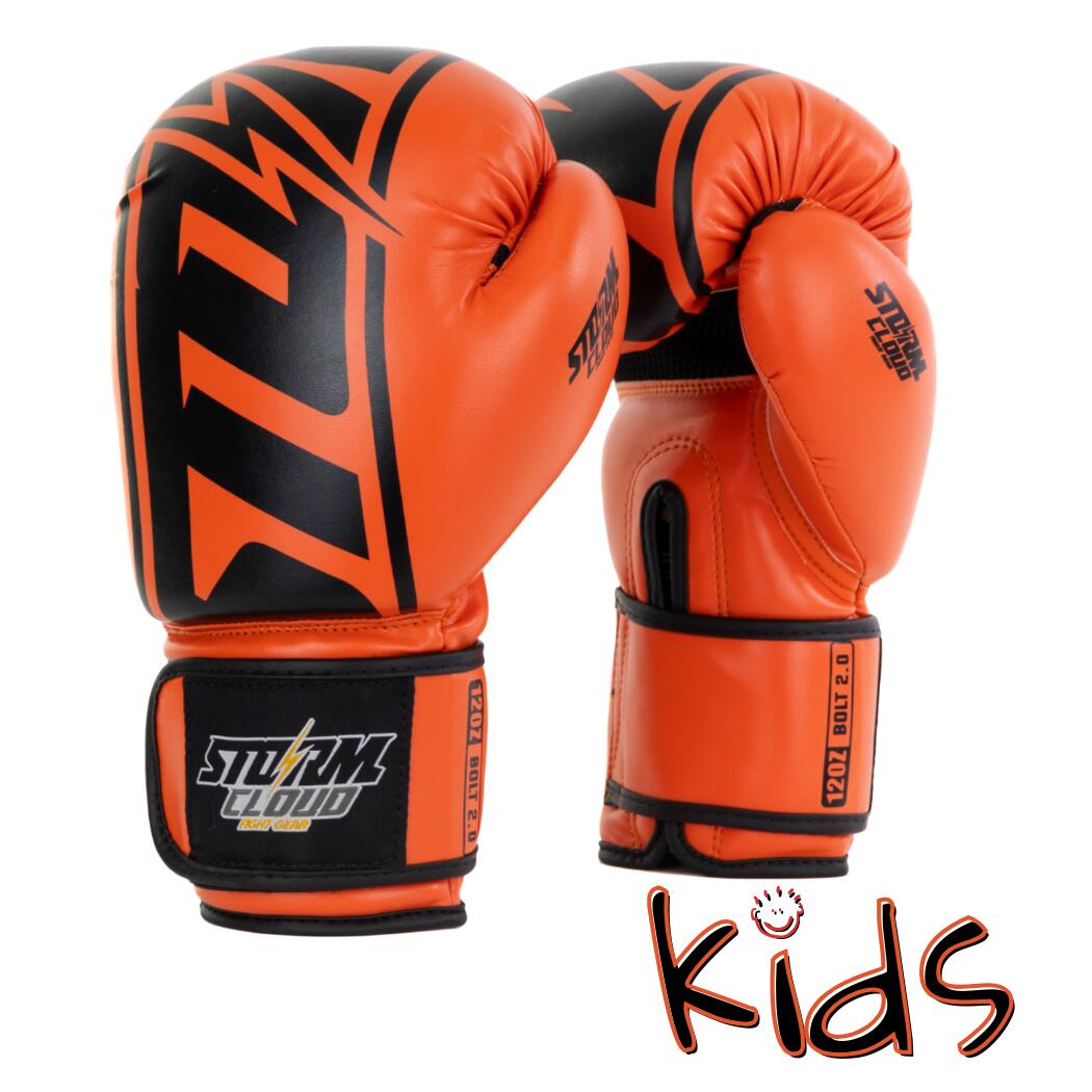 Rękawice Bokserskie dla Dzieci StormCloud Bolt 2 Neon Orange 6oz 6oz