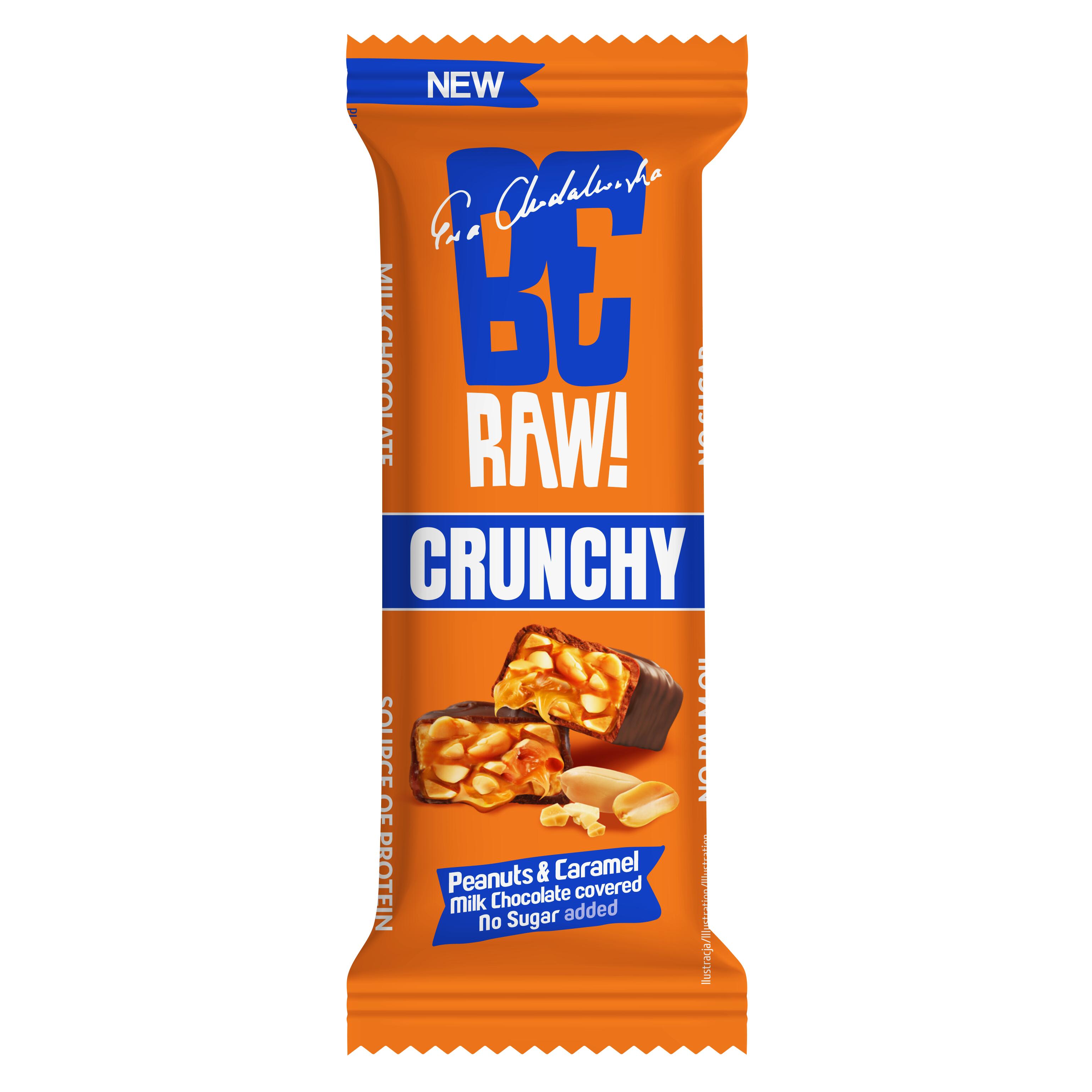 Baton białkowy BeRAW Crunchy bar 40g