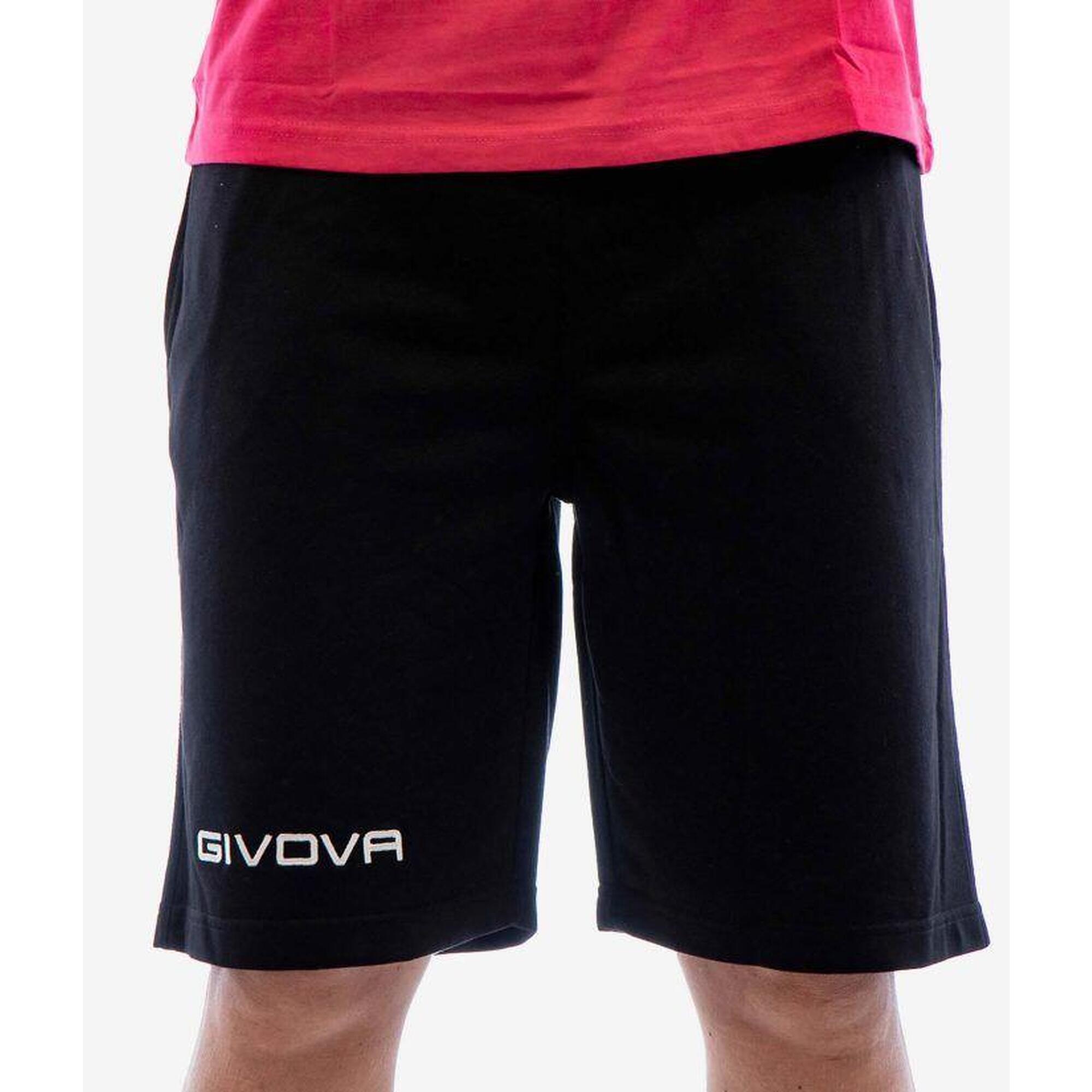 Bermudy Givova Friend z bawełnianego frotte 3XL.