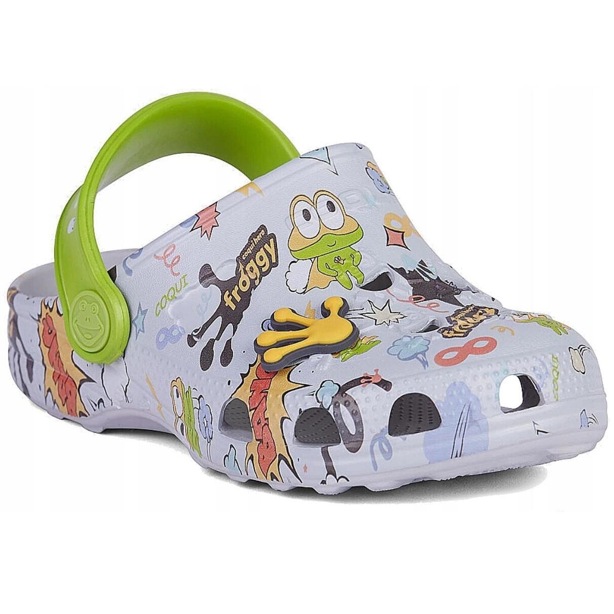 Klapki basenowe dla chłopca Coqui Little Frog