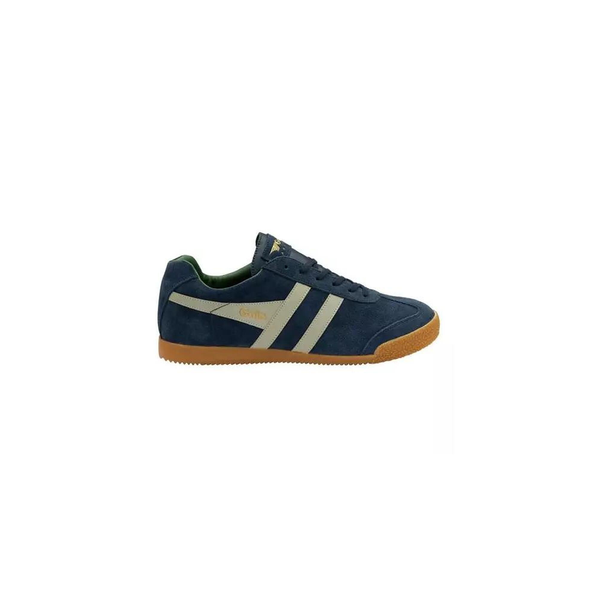Homme HARRIER SUEDE Gola SG-NAVY/FEATHER GREY/EVER CMA192 Bleu Gola