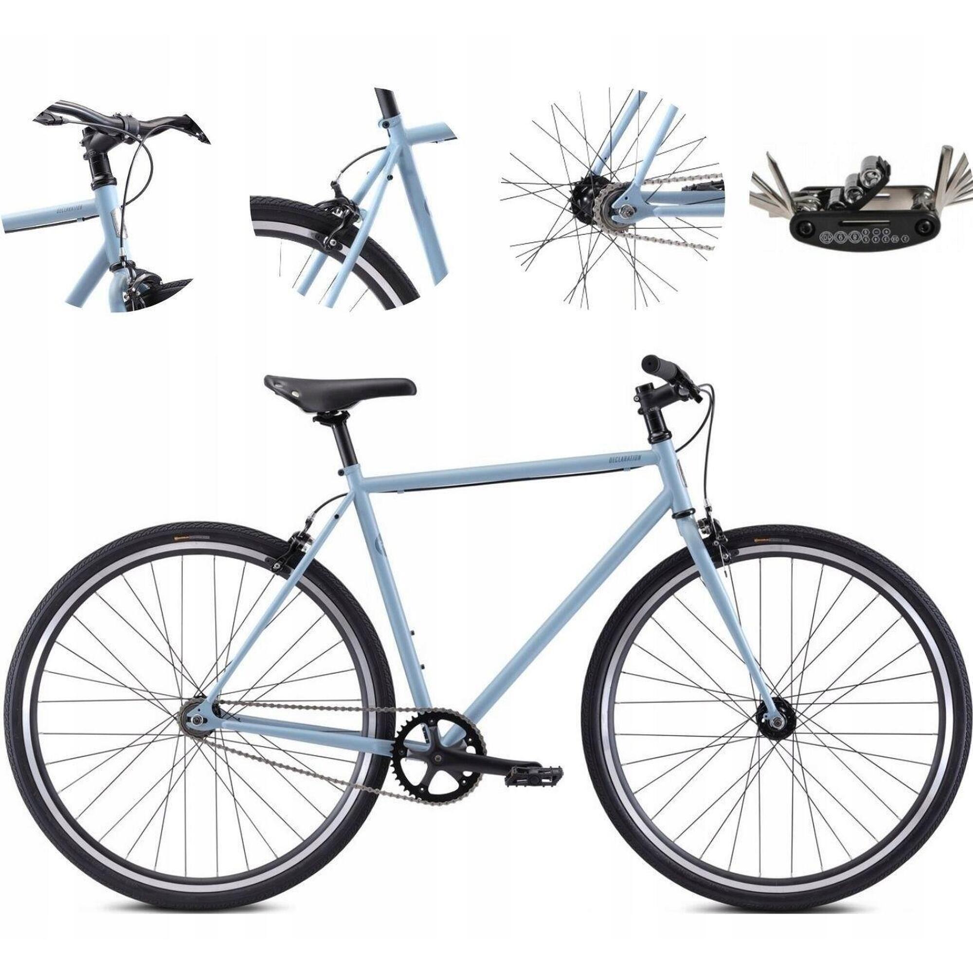 Rower miejski ostre koło Fuji Declaration