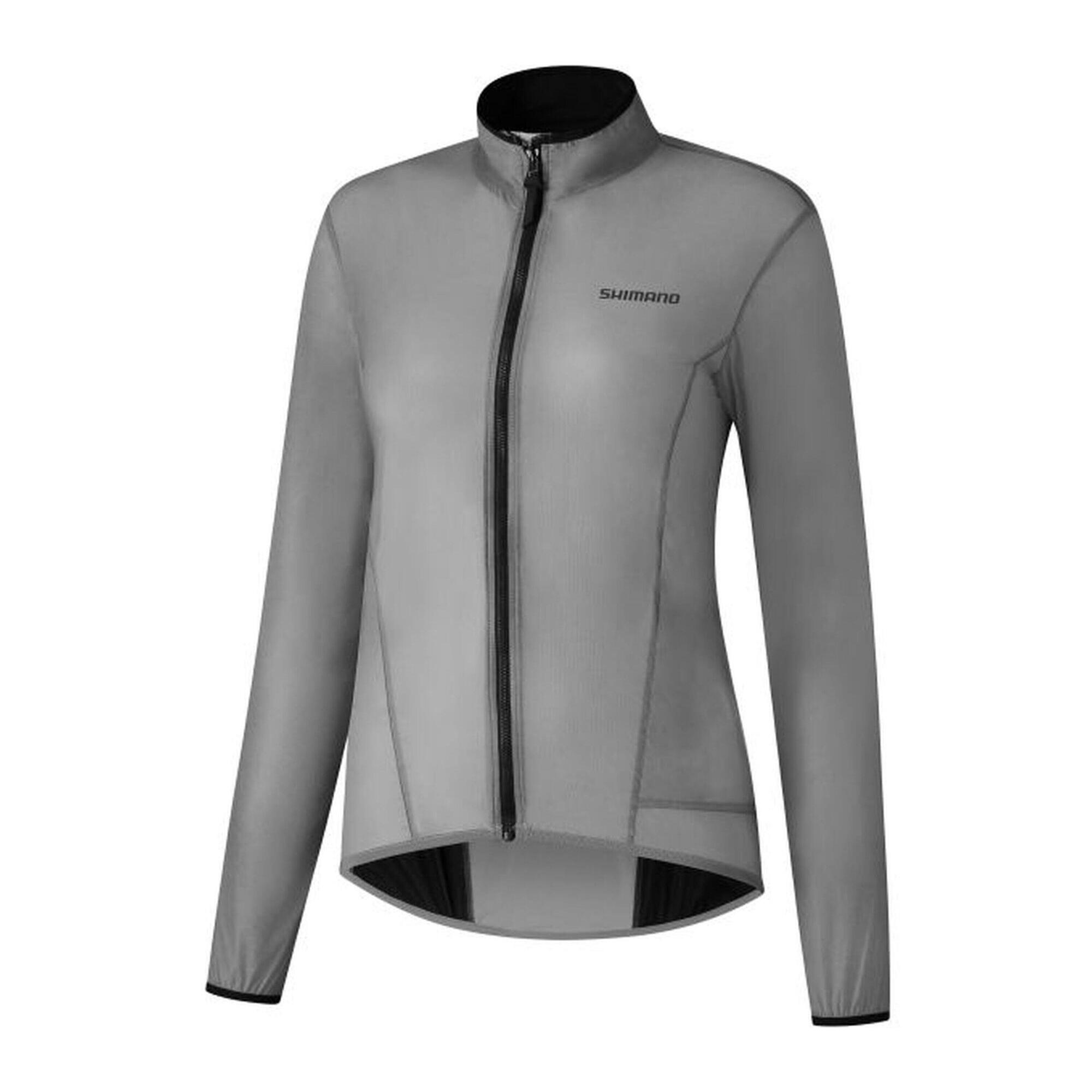 Fahrrad- Windjacke Damska kurtka wiatrówka SUMIRE Light, antracytowo-szara