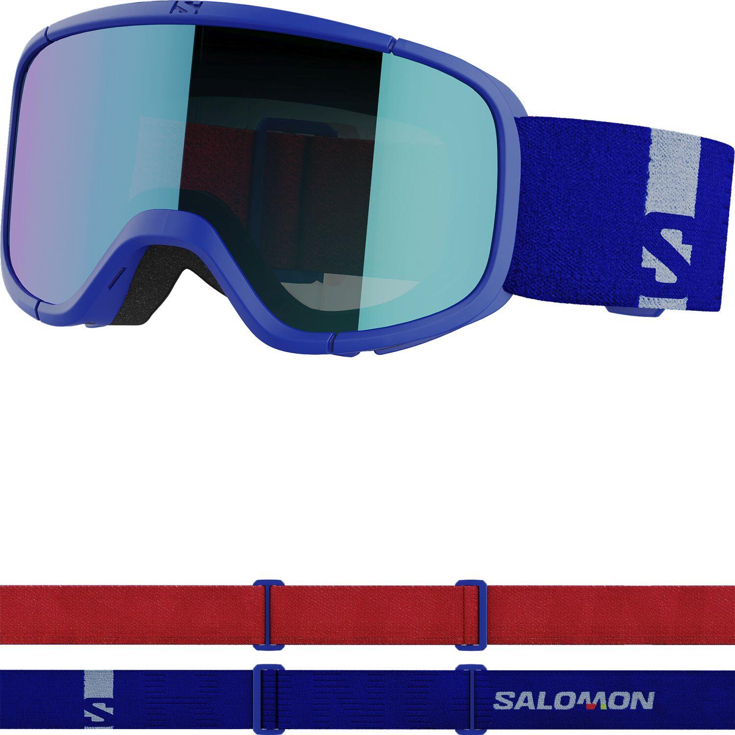 Sporty zimowe Gogle Salomon Lumi Junior Gogle Narciarskie - Race Blue/Mid Blue