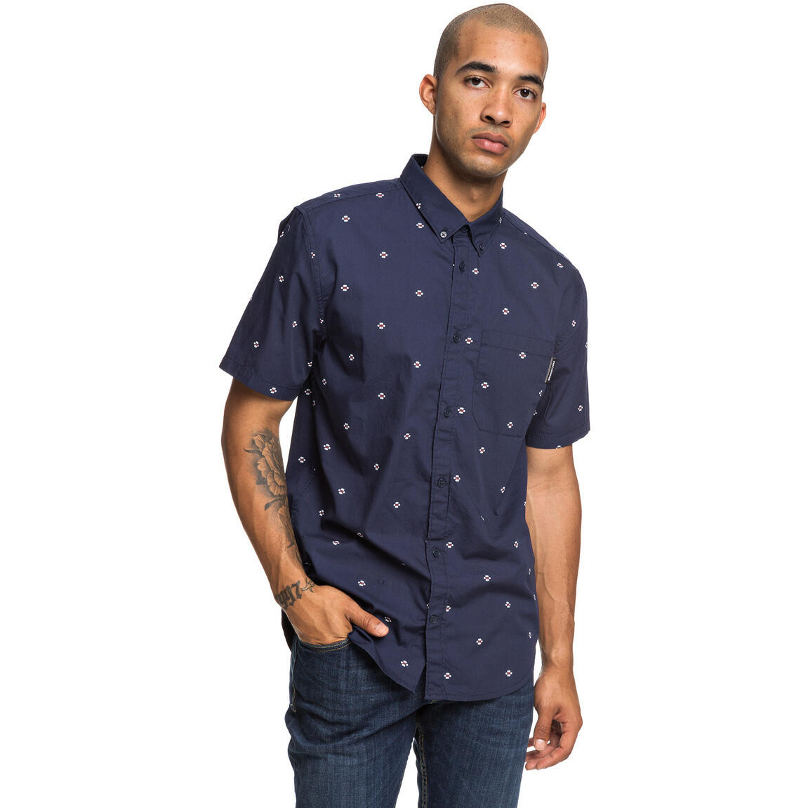 Koszula męskie DC Shoes Up Pill Short Sleeve Shirt