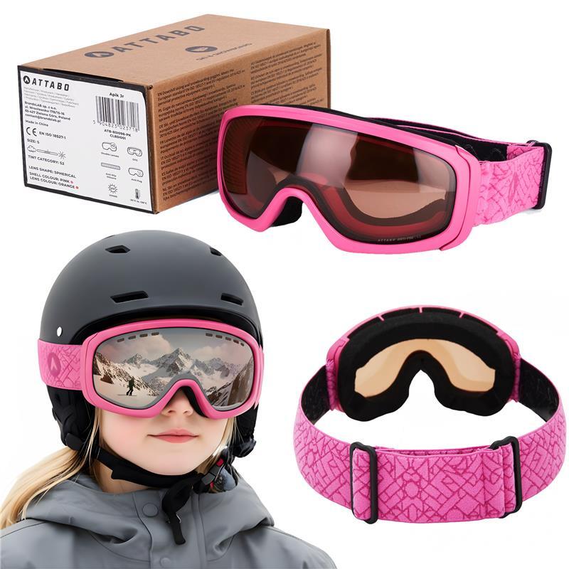 Gogle narciarskie dziecięce ATTABO Apik Jr Anti-Fog