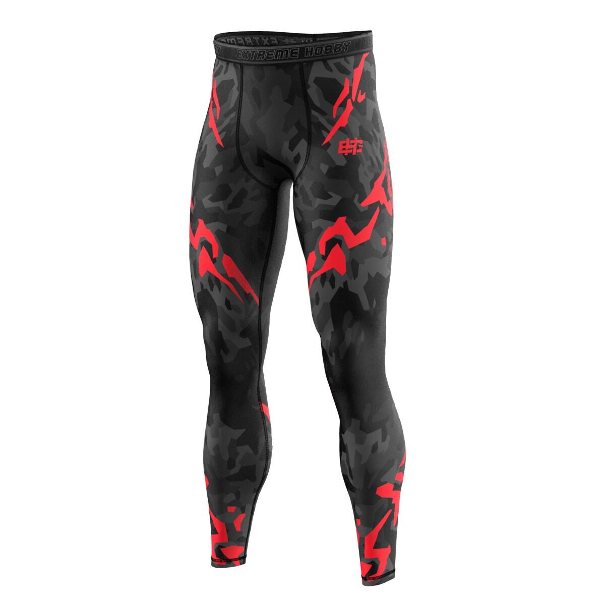 Legginsy sportowe męskie EXTREME HOBBY BLACK PANTHER