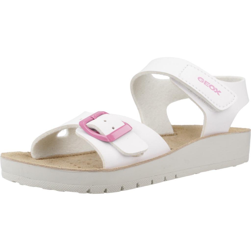 Sandały GEOX J SANDAL COSTAREI GI Biały