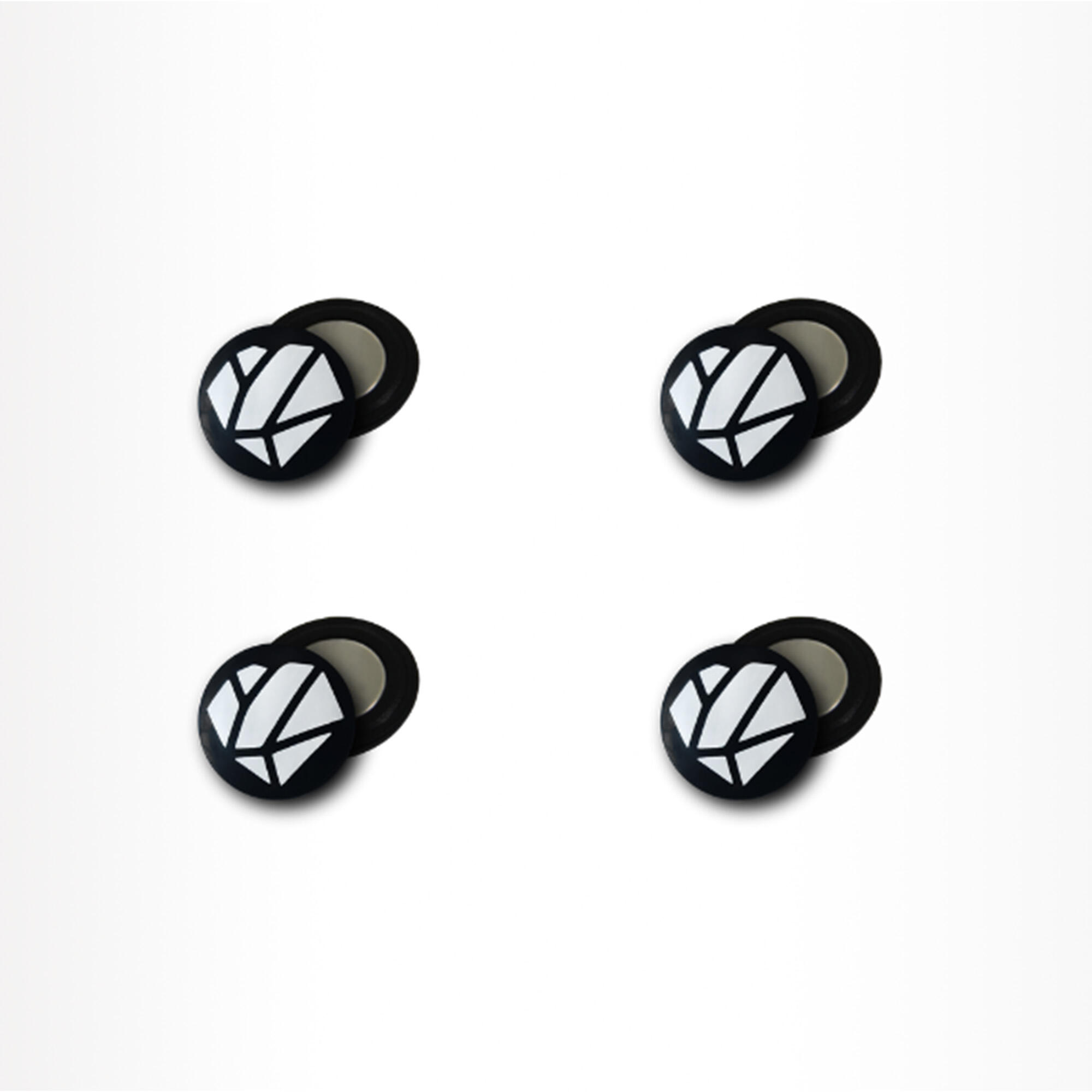 Magnesy do mocowania numeru startowego Shapeheart 4 sztuki