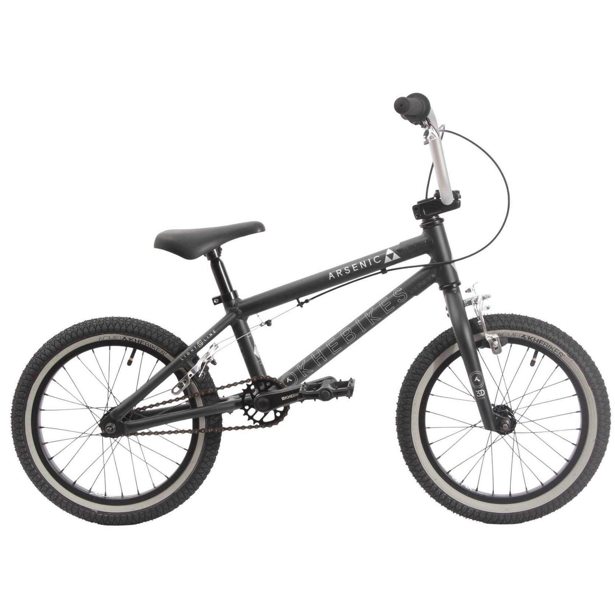 Rower BMX alu dziecięcy ARSENIC LL czarny 16 cali 7,9kg