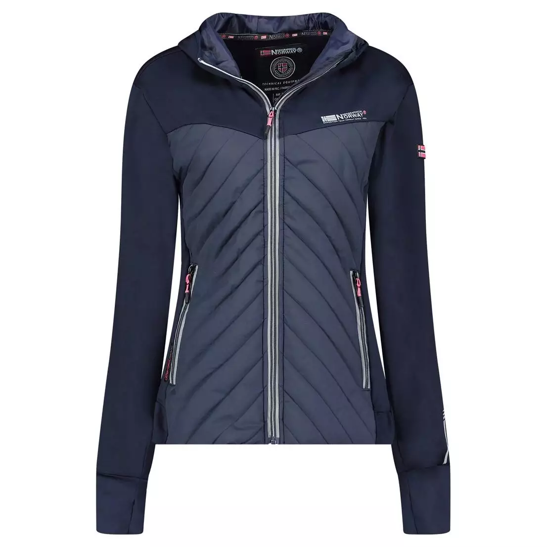 Geographical Norway Softshell TRIANGLE NAVY / PINK DB LADY 024 (WY3257F/GN/Navy