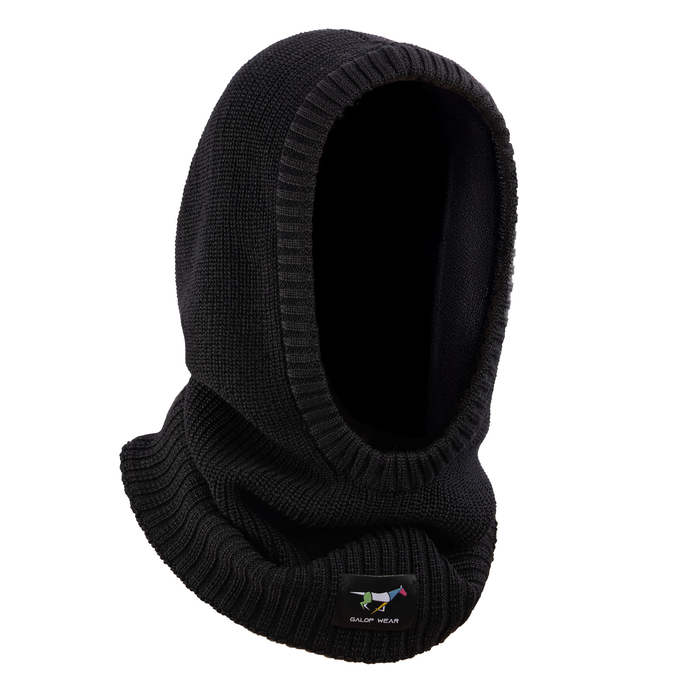 Balaclava Komin jeździecki GALOP WEAR 100% wełna merino