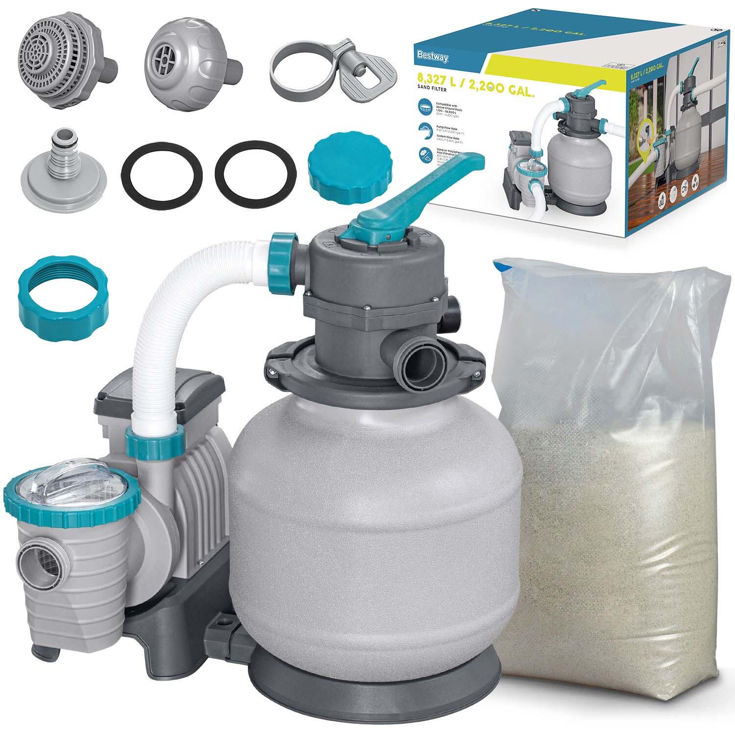 Pompa piaskowa do basenów Bestway 8327 l/h zestaw