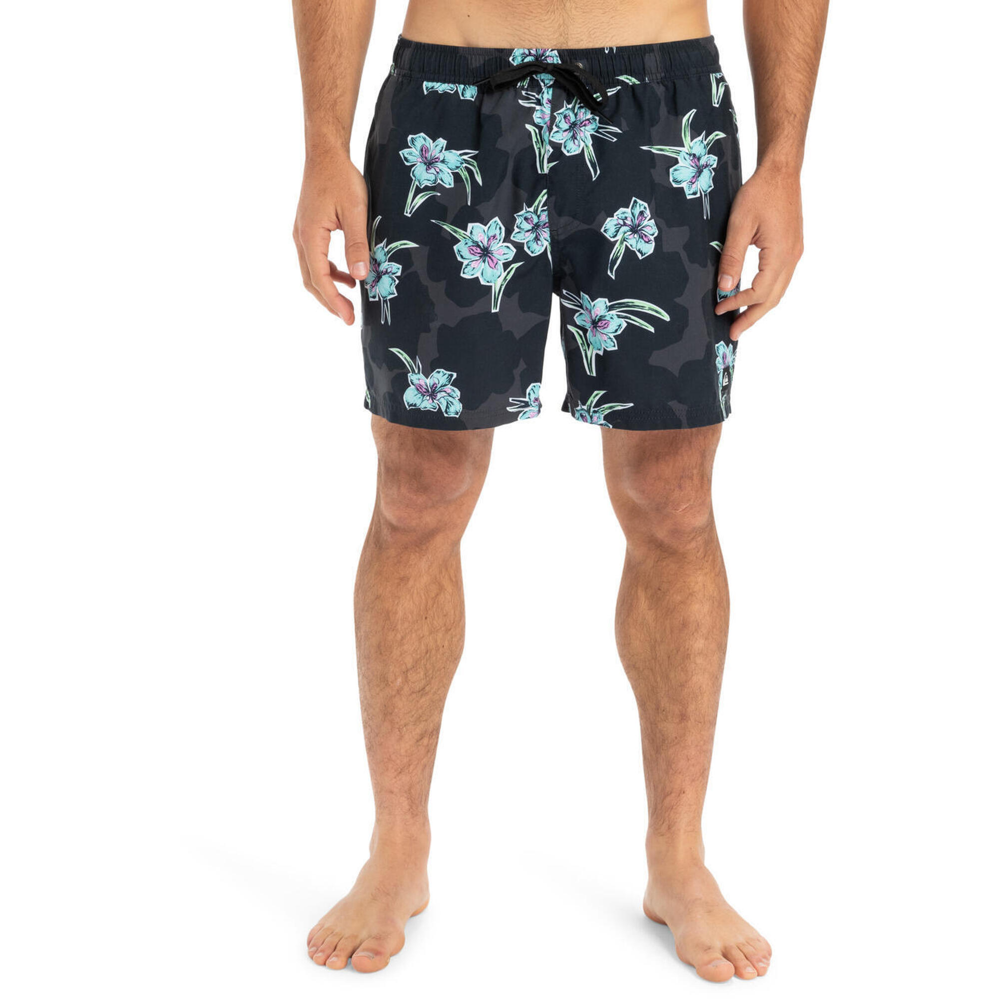 Szorty kąpielowe dla Mężczyzn EVERYDAY STRAIGHT 15" Czarny