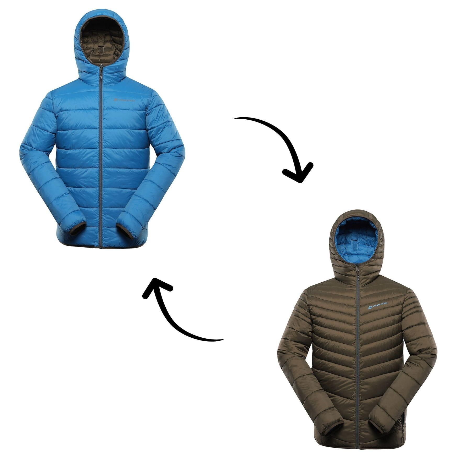 Kurtka męska ocieplana dwustronna Alpine Pro Erom