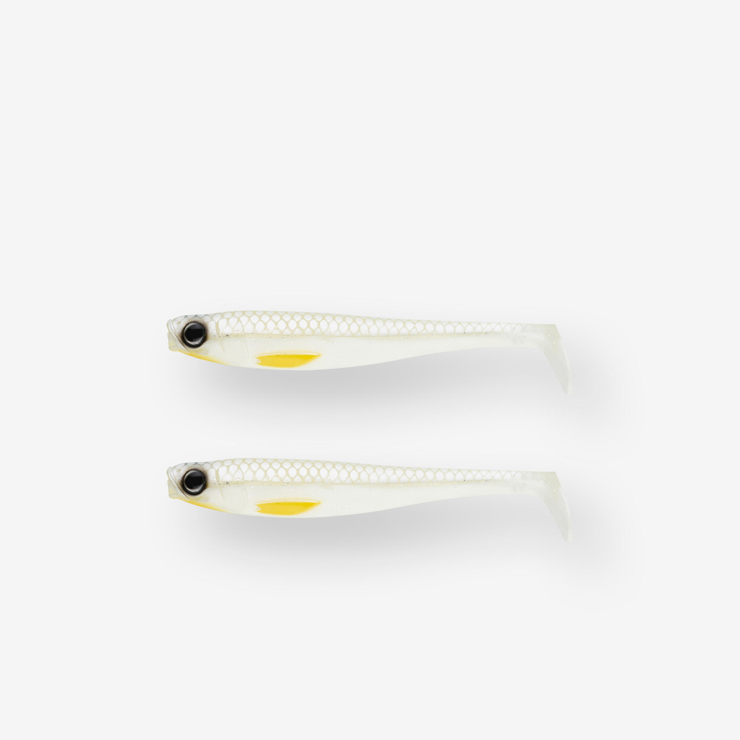 Miękka przynęta szczupakowa Shad Rogen 120 biała X2