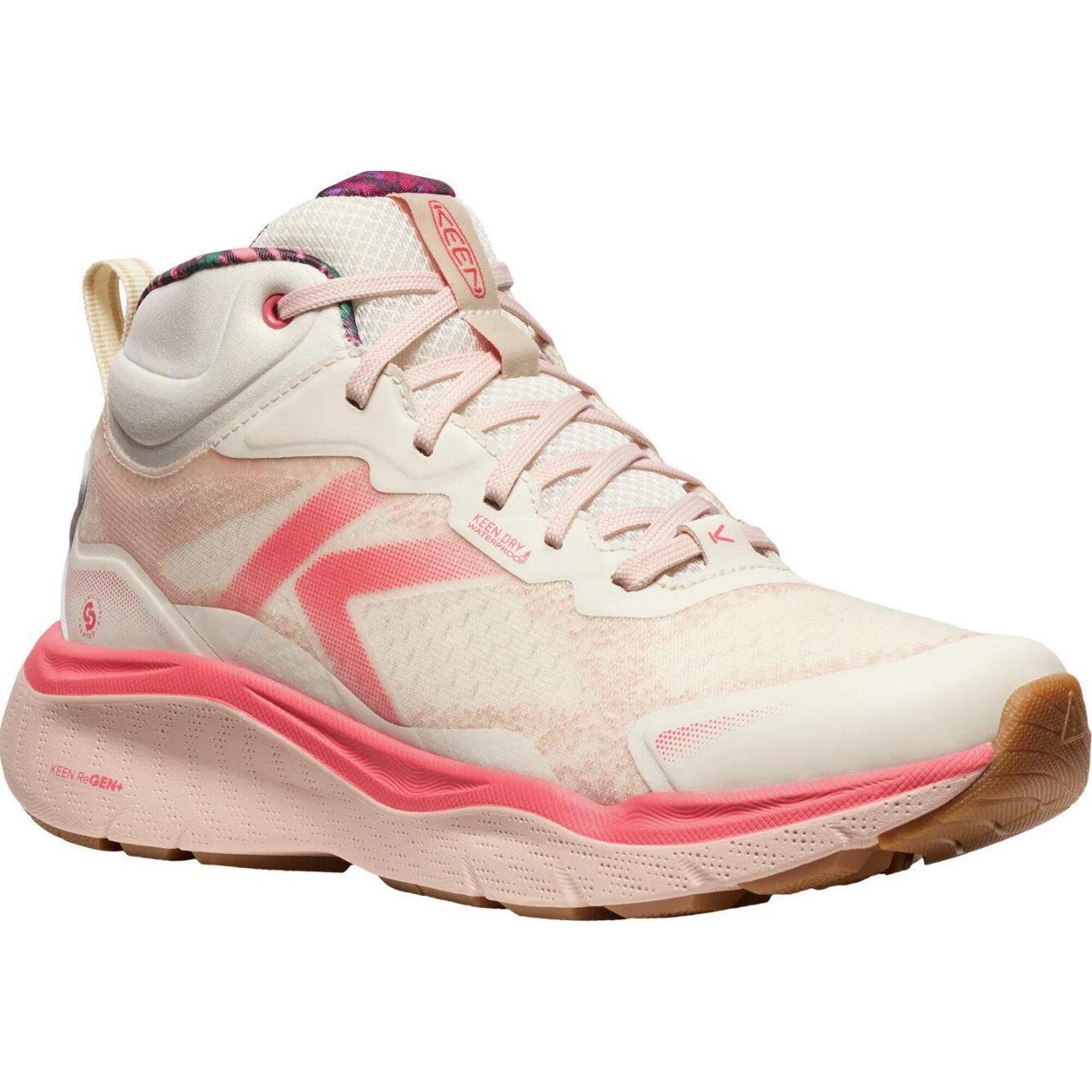 Keen Leiki Mid WP damskie buty trekkingowe wodoodporne Birch/Cameo Rose 41