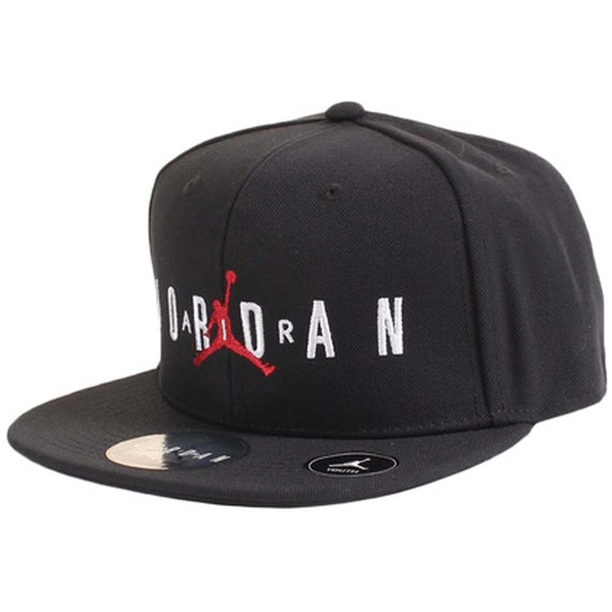 Czapka z daszkiem Air Jordan Jumpman Air Cap Kids Czarna - 9A0128-023