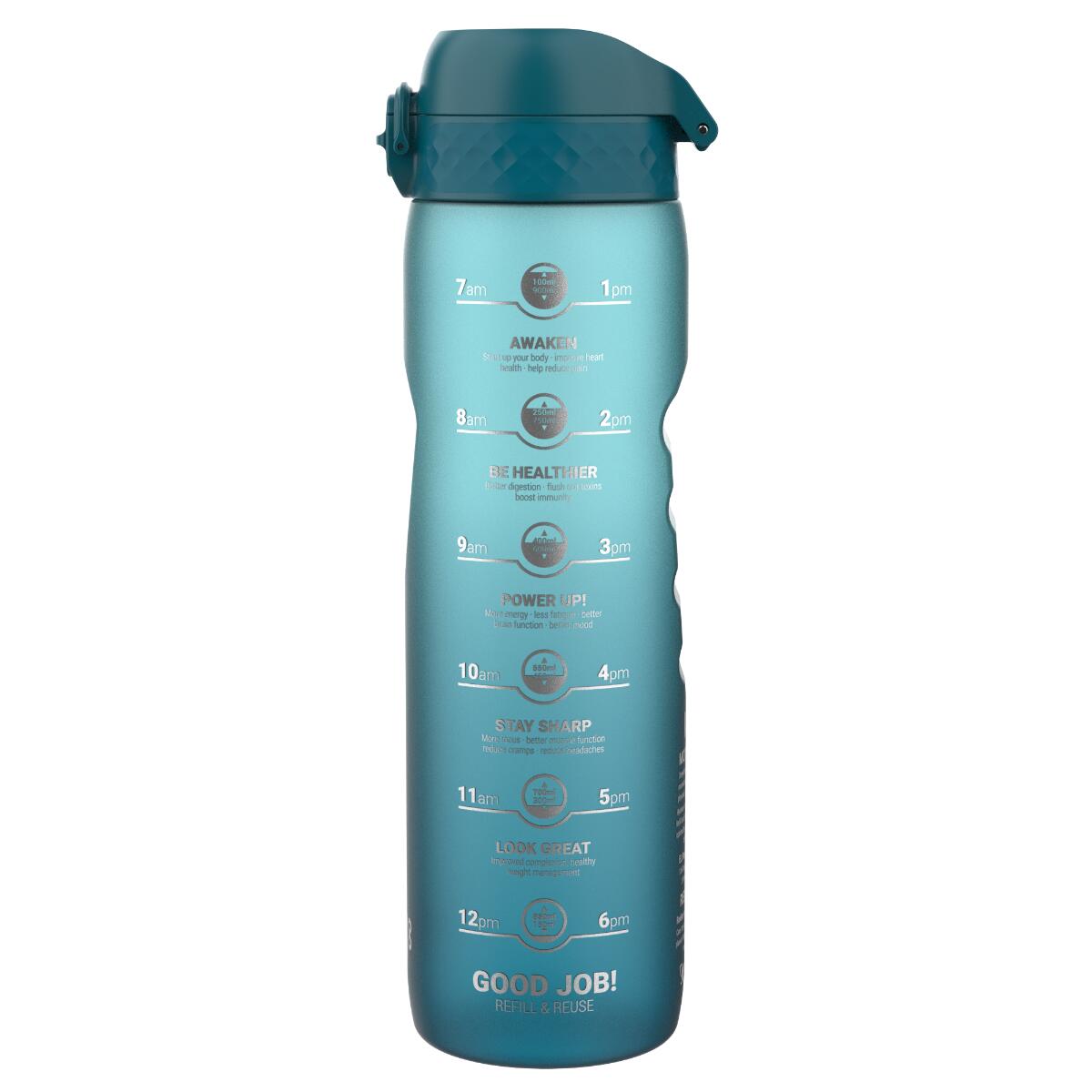 Butelka ION8 I8RF1000PTBMOT Motivator (Gradient Deep Teal/Sonic Blue)