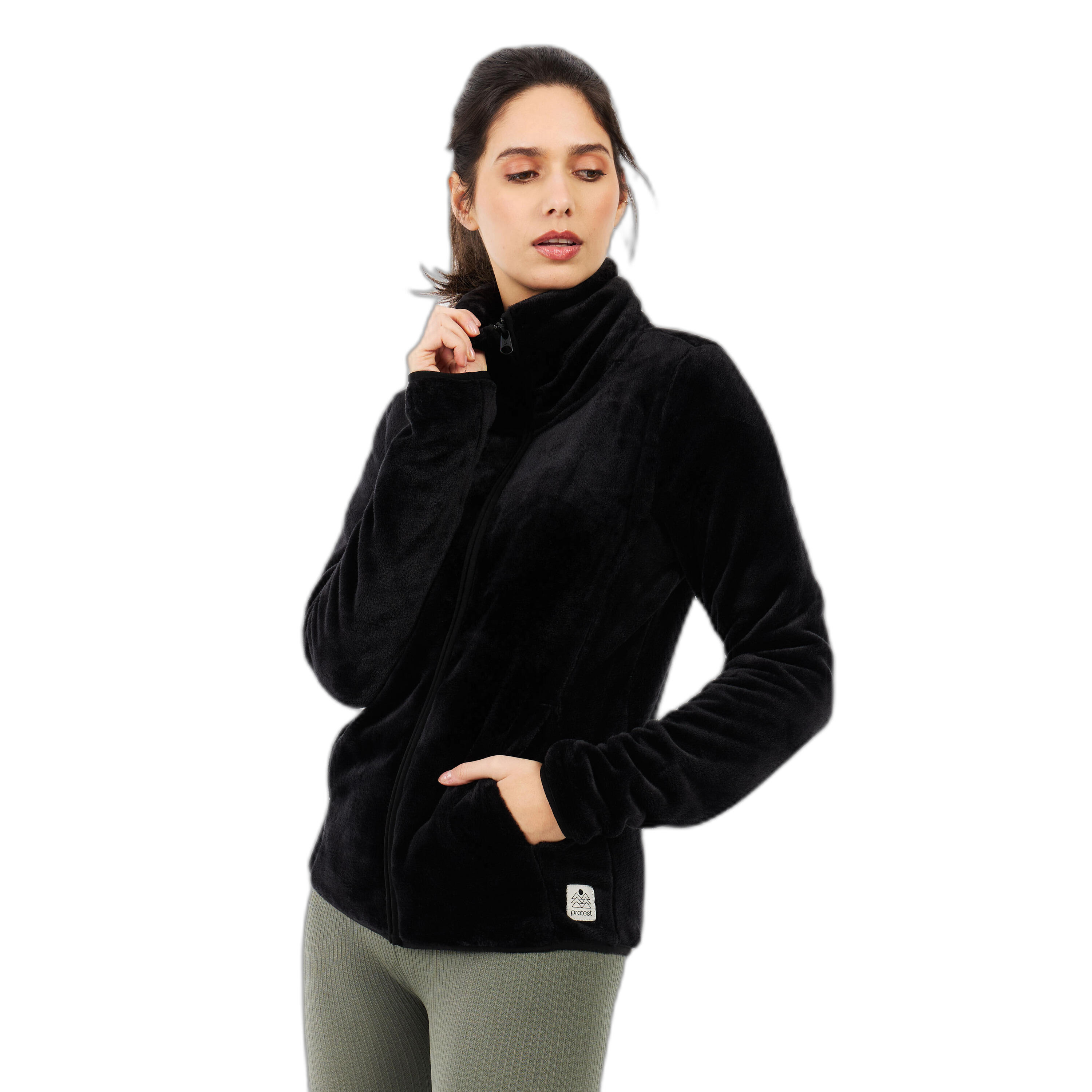 Polar damski zapinany na zamek Protest Vance