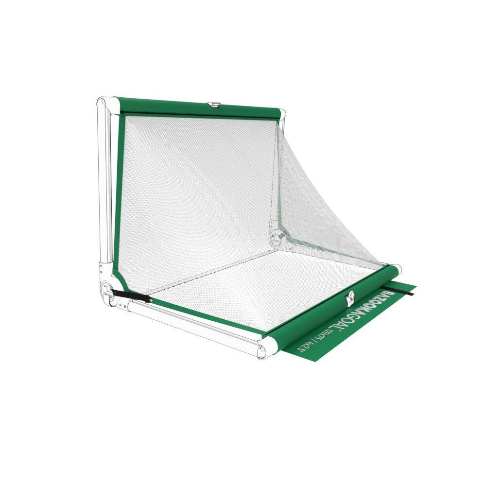 Siatka Do Bramki Bazookagoal 120X75 Cm Zielono-Biała