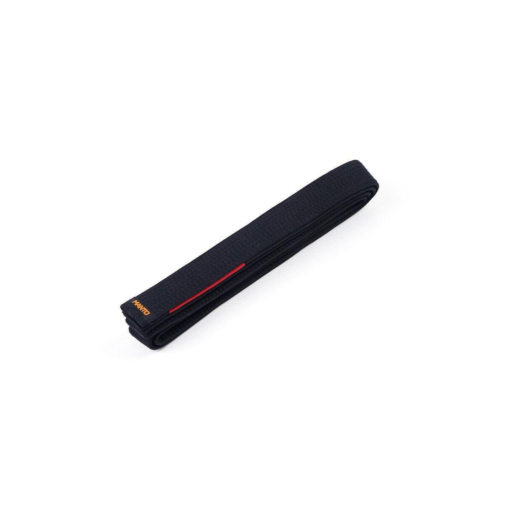 MANTO pas do BJJ LABEL czarny