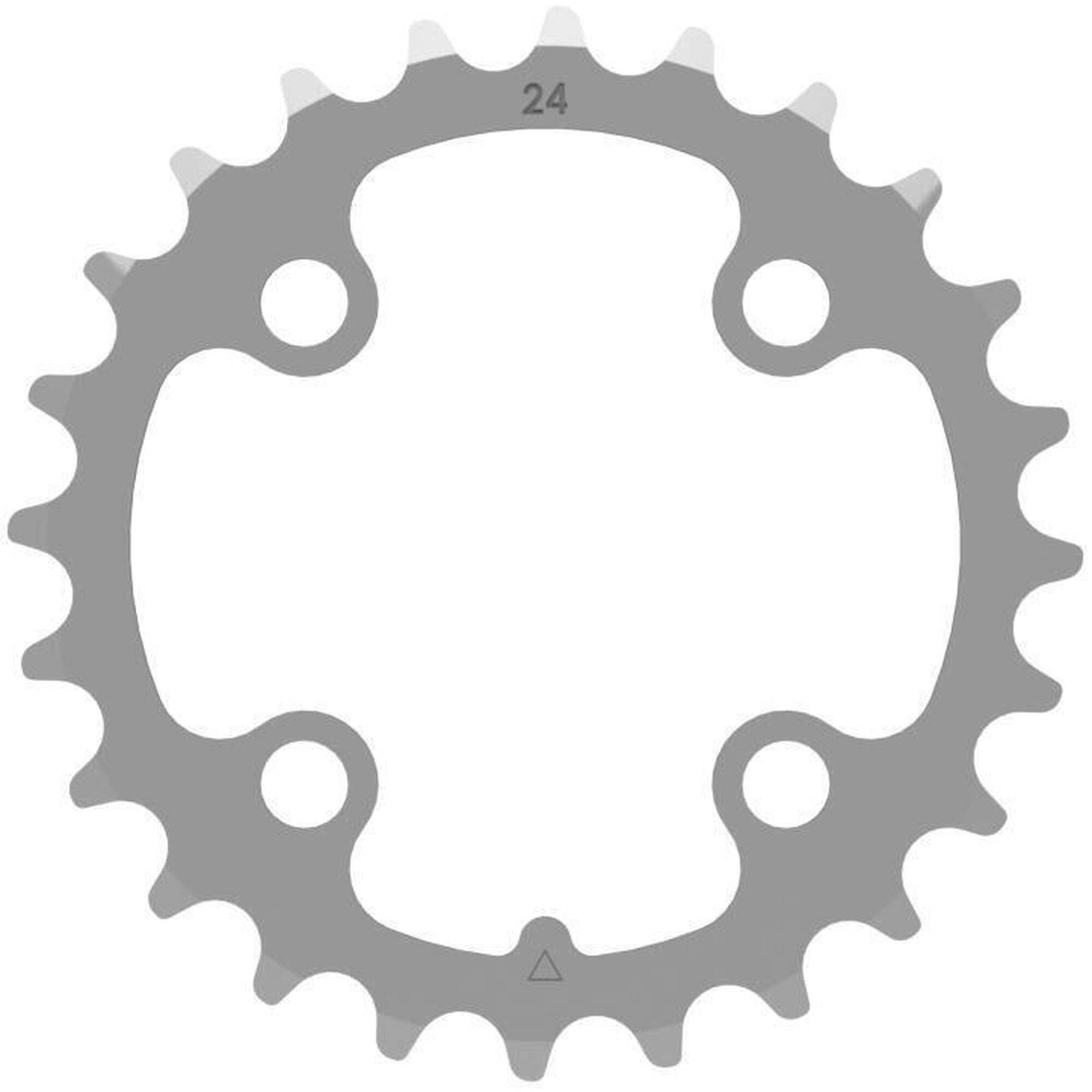 Pierścień łańcucha Contec Ct c.drive 24t 64mm srebrny