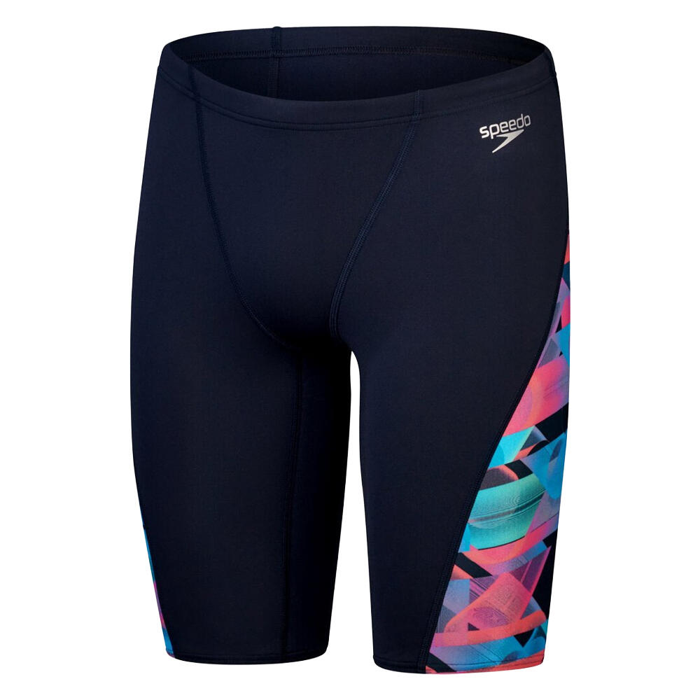 Męskie Szorty Jammer Z Nadrukiem Na Całej Powierzchni I Krojem V