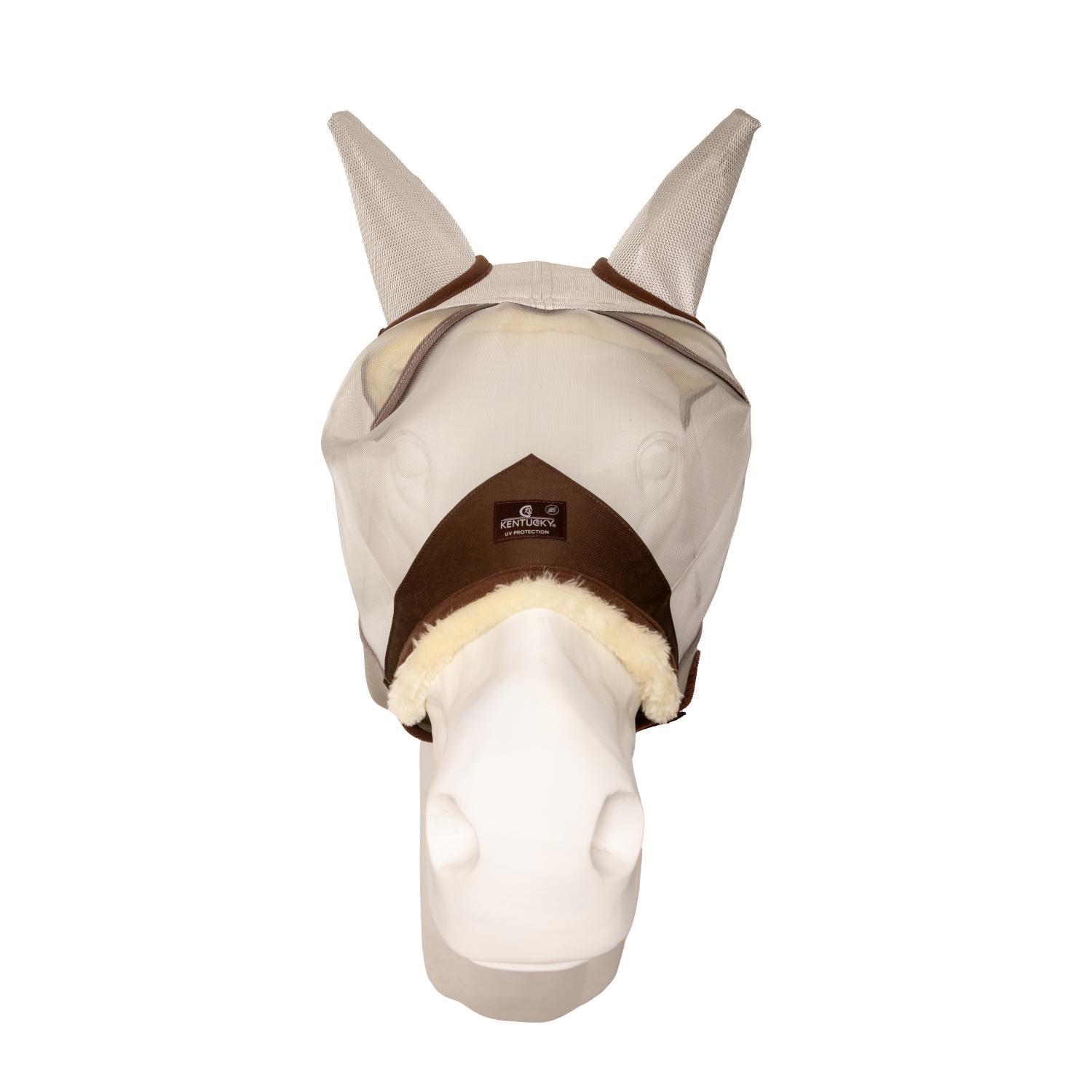 Przyjazna dla skóry maska przeciw muchom z uszami dla koni Kentucky