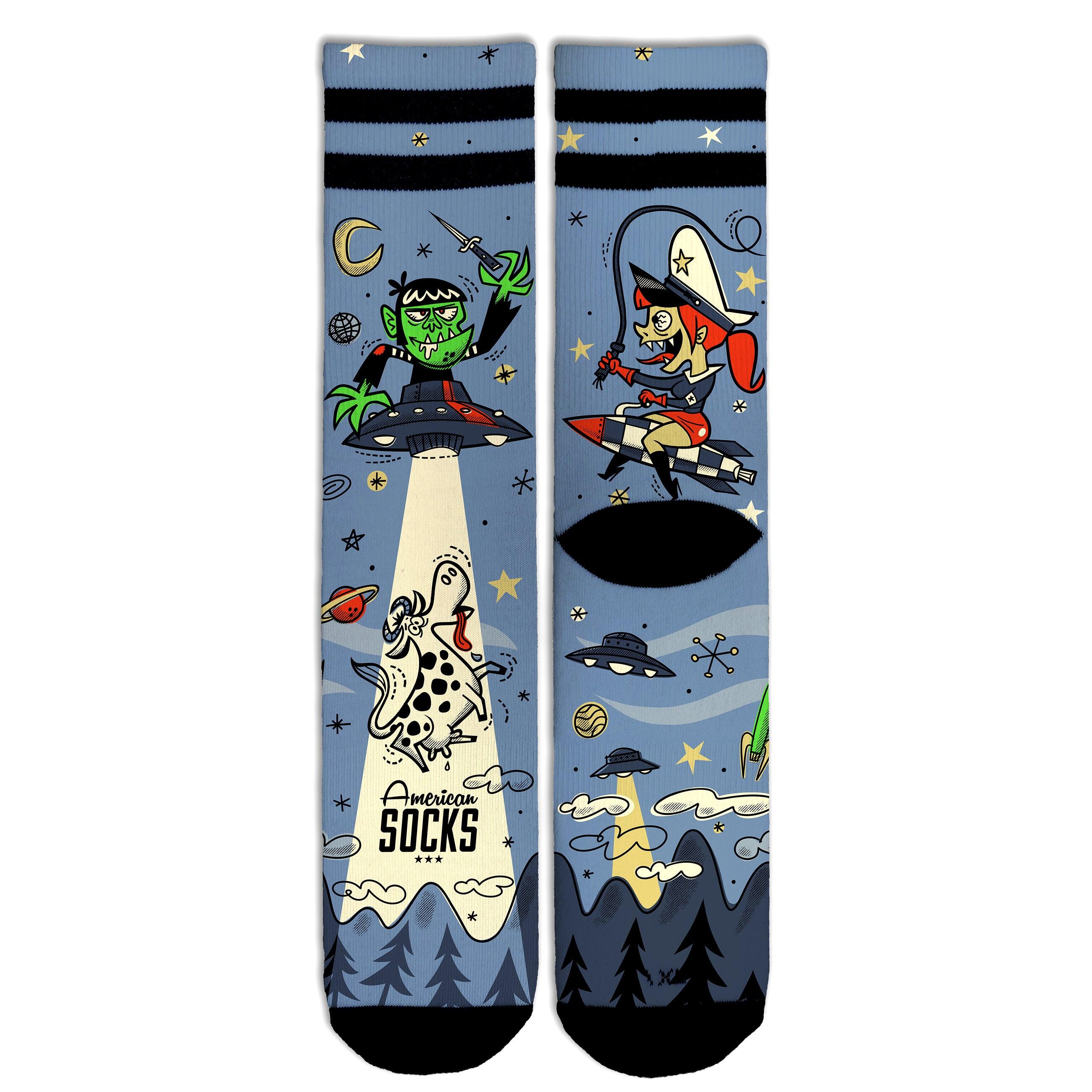 Skarpetki American Socks Alien Snatch