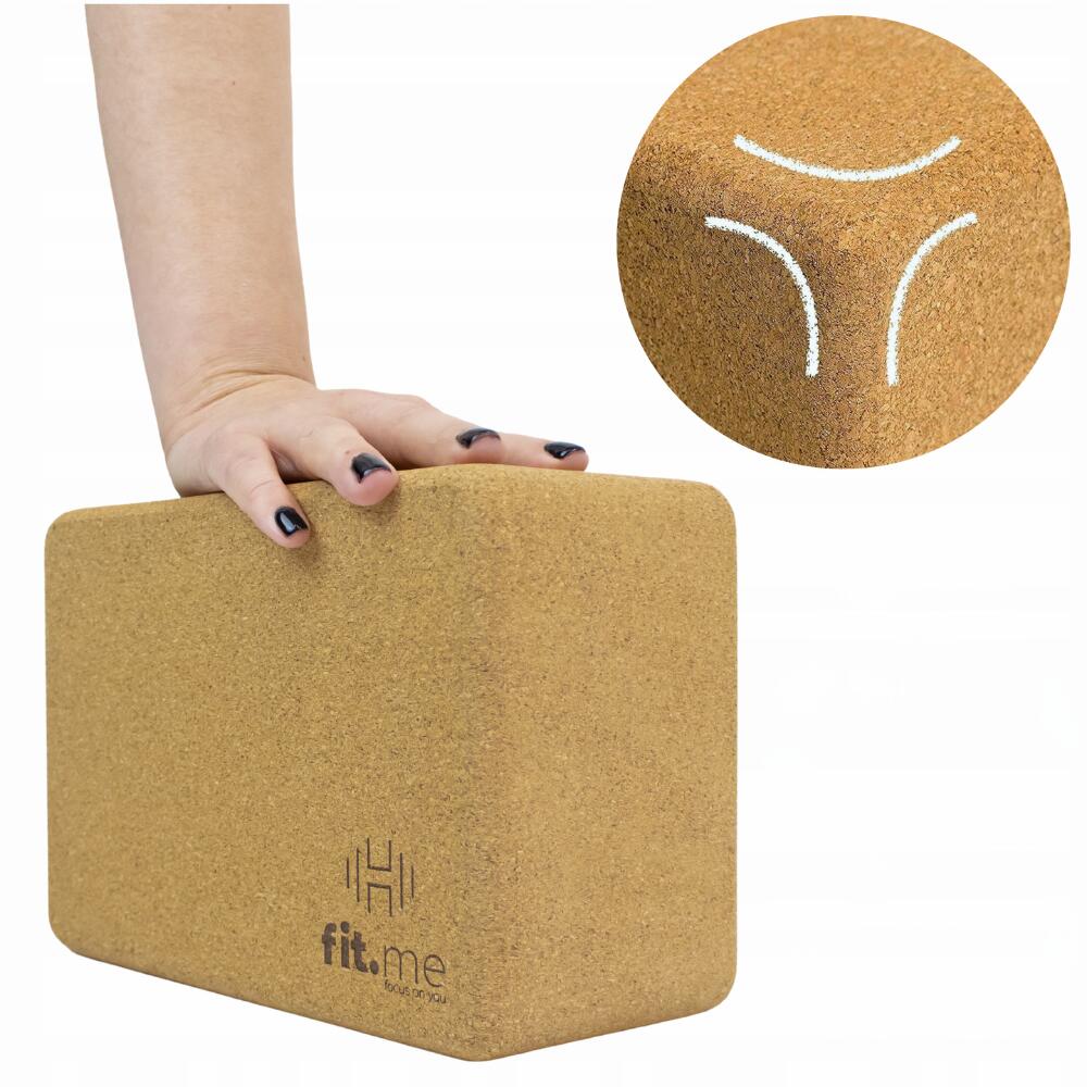Kostka do Jogi Fit.me Blok do Ćwiczeń Korek L